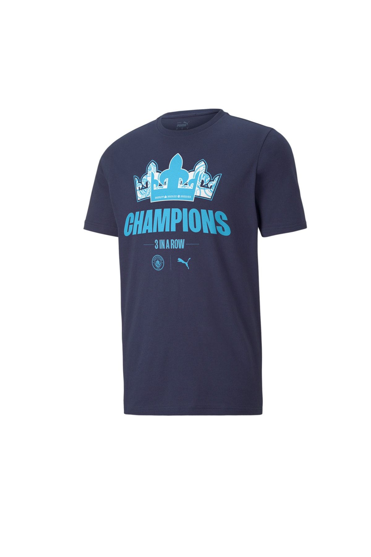 Puma Mavi Erkek Regular Fit T-Shirt 77868003 MCFC Premier League SBD Li