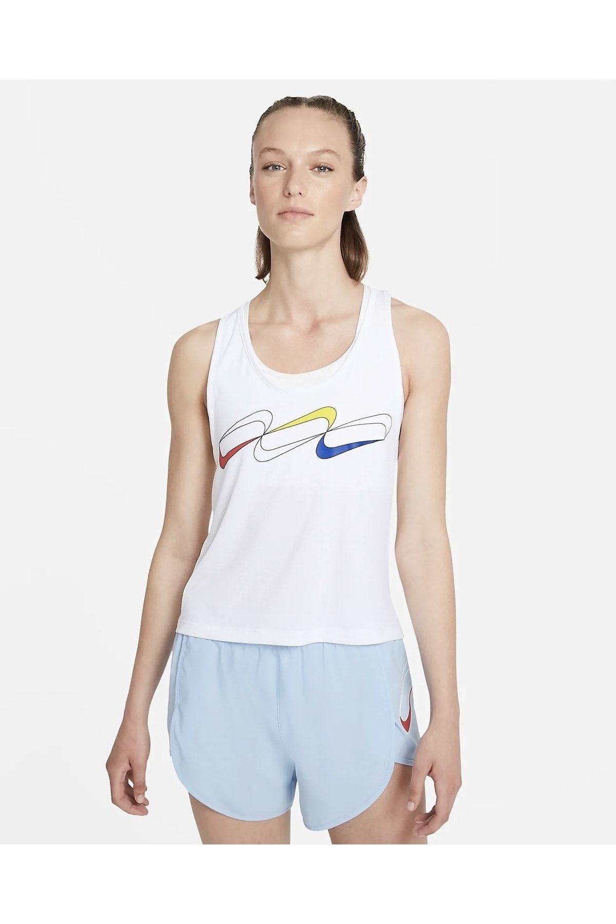 Nike Dri-FIT Retro Running Singlet Kadın Koşu Atlet
