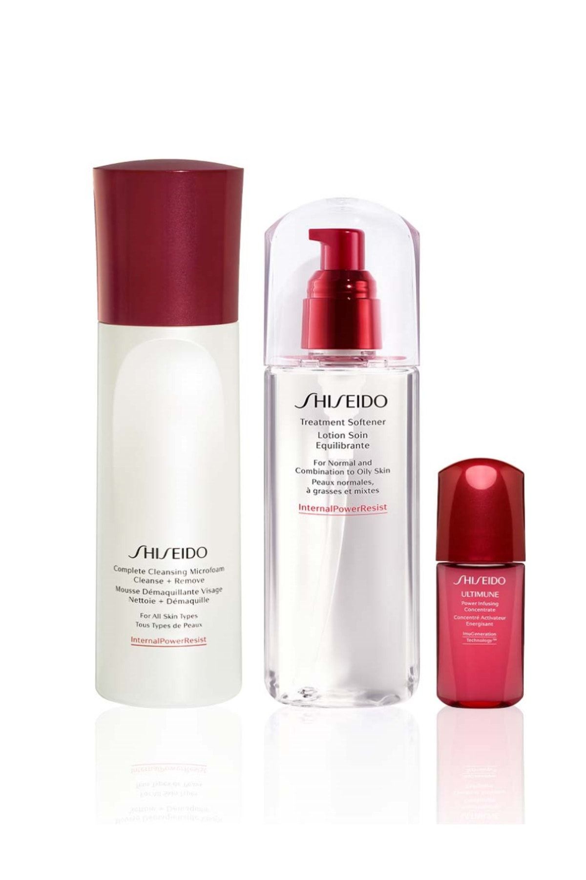 Shiseido Arındırıcı & Nem Bombası & Gözenek Sıkılaştırıcı Set