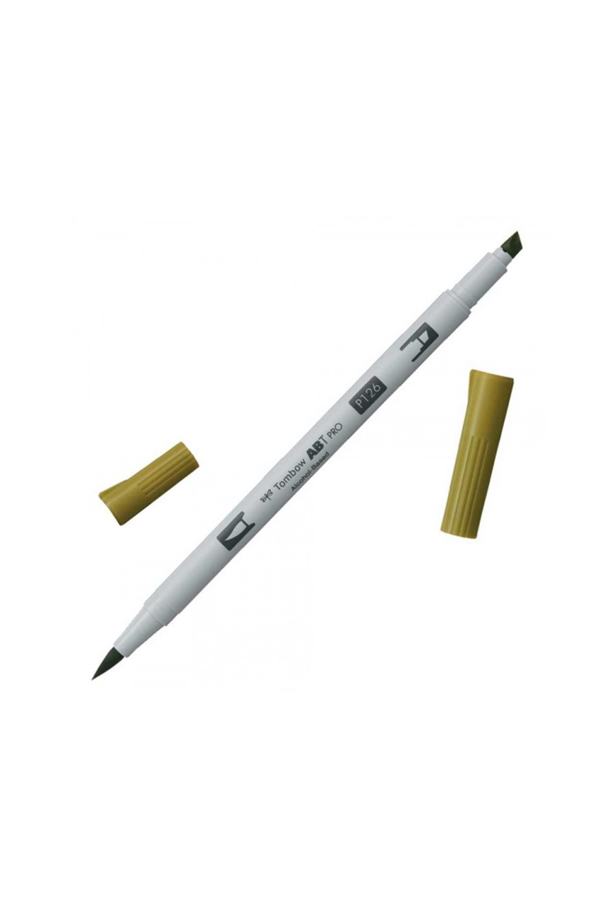 Tombow AB-TP PRO Dual Brush Pen Grafik Kalemi Light Olive 126