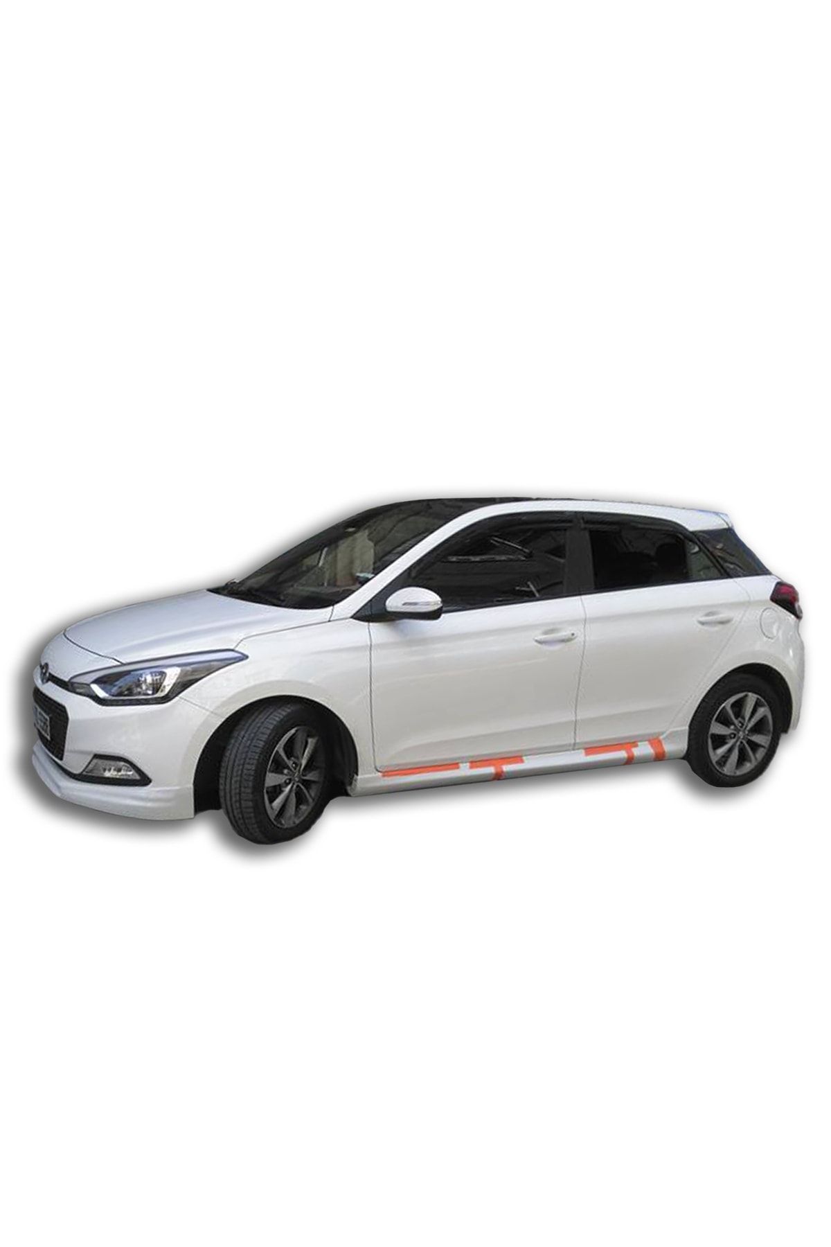 mdtuninggaraj Hyundai i20 2015-2019 Uyumlu Boyasız Plastik Marşpiyel Takımı