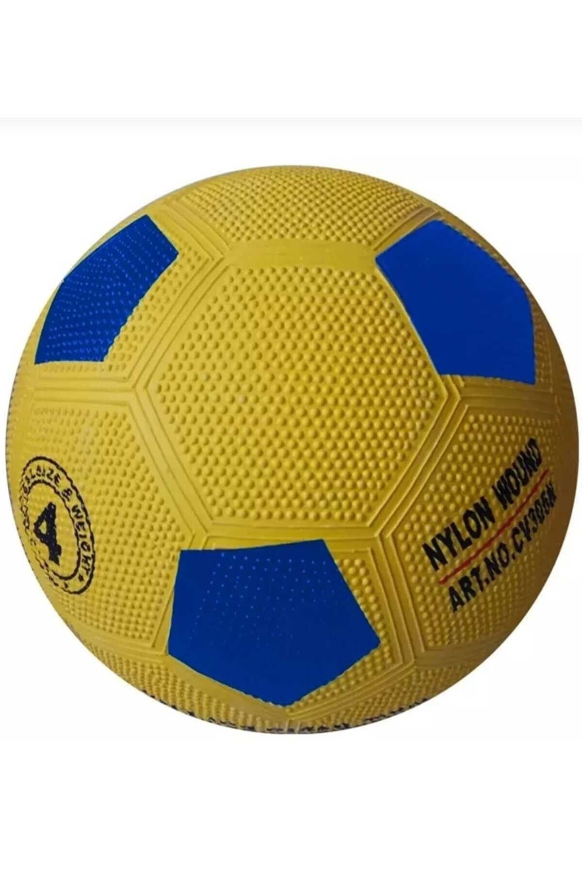 Hisar Kauçuk Futbol Topu Sarı Lacivert