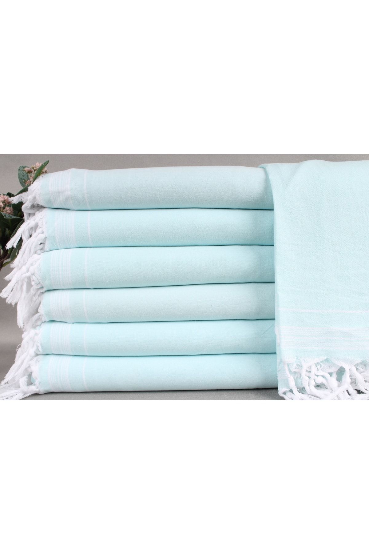 Kayra Export Pike Açık Mint 140x230 Cm Çok Amaçlı Örtü Pamuk Ince Pike