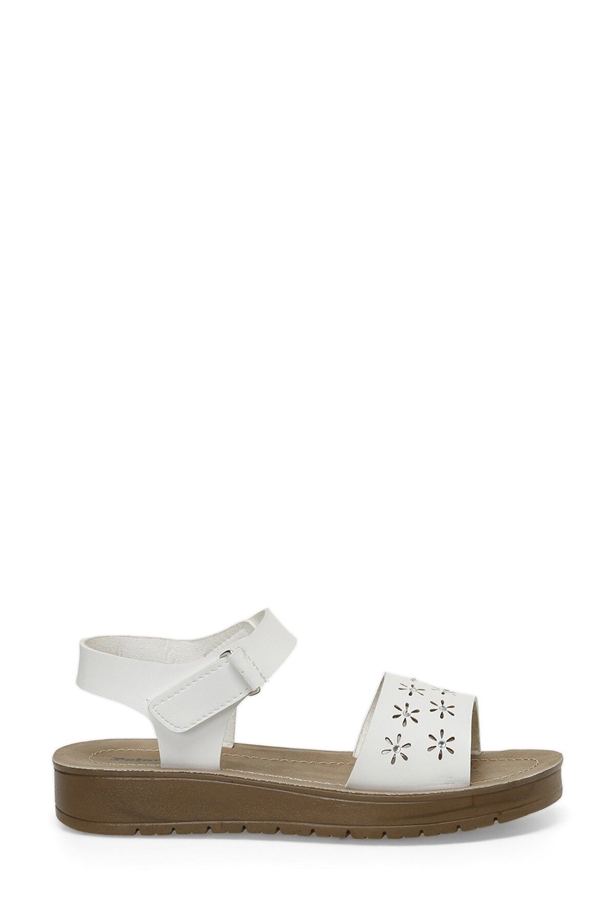 Polaris 164374.Z3FX Beyaz Kadın Comfort Sandalet