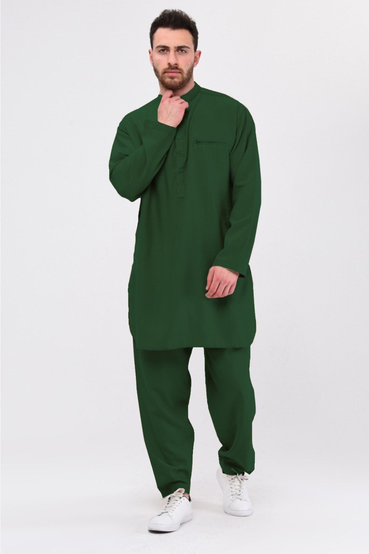 Reis Erkek Afgan Horasani Takım - Yeşil
