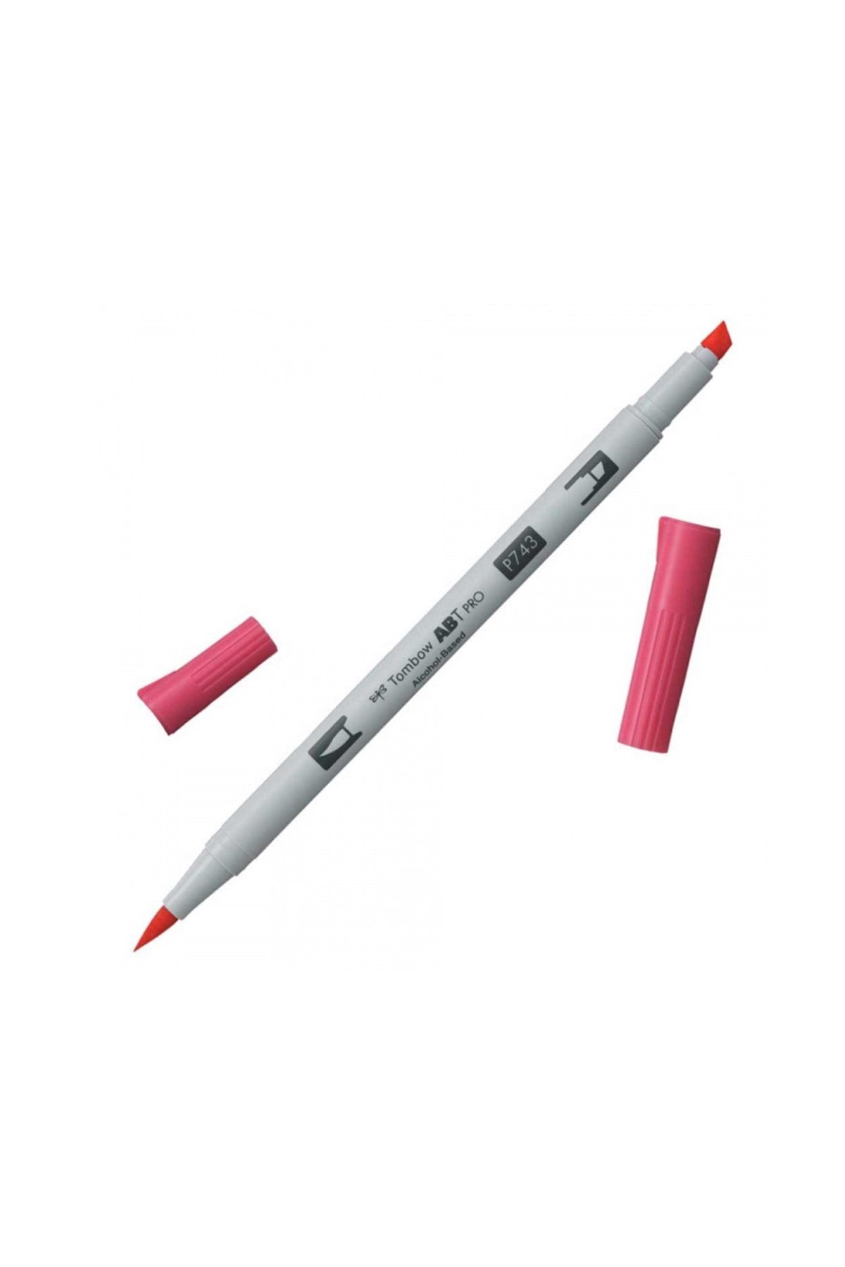 Tombow AB-TP PRO Dual Brush Pen Grafik Kalemi Hot Pink 743