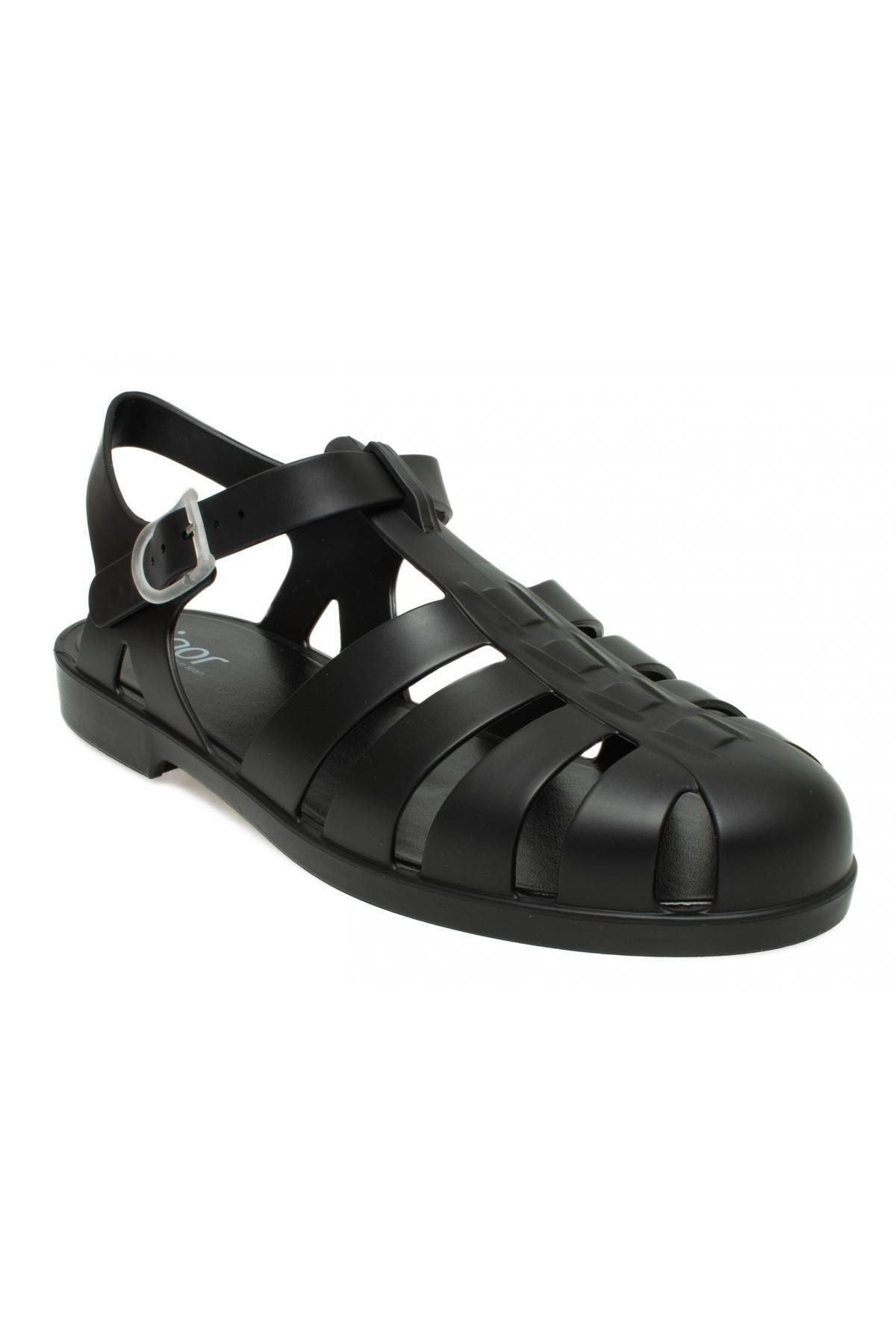 IGOR S10259 Biarritz Mate Siyah Kadın Sandalet