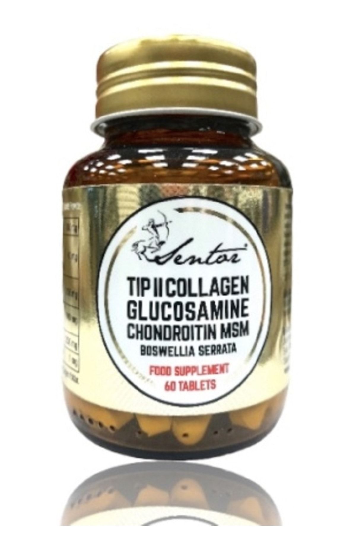Sentor Tip II Collagen, Glucosamine, Chondroitin MSM, Boswellia 60 Tablet