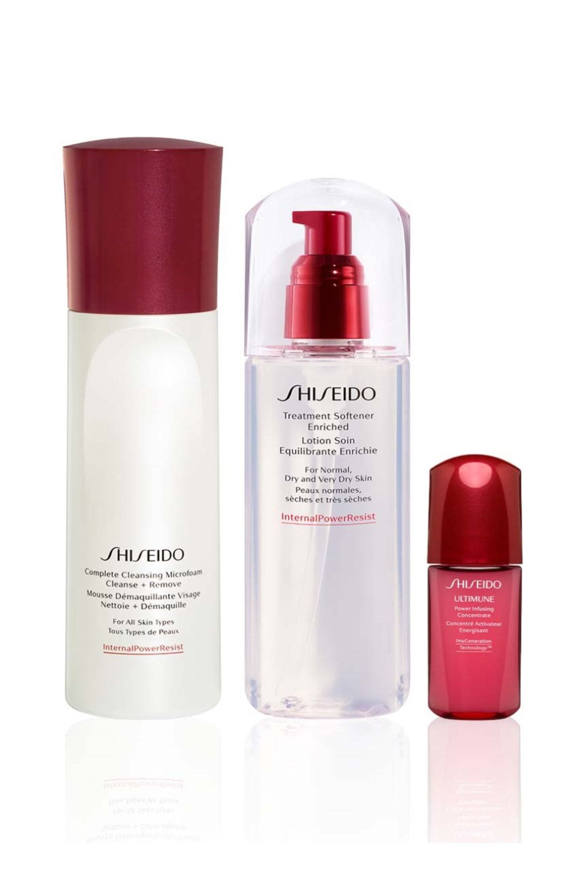 Shiseido Arındırıcı & Nem Bombası & Gözenek Sıkılaştırıcı Set