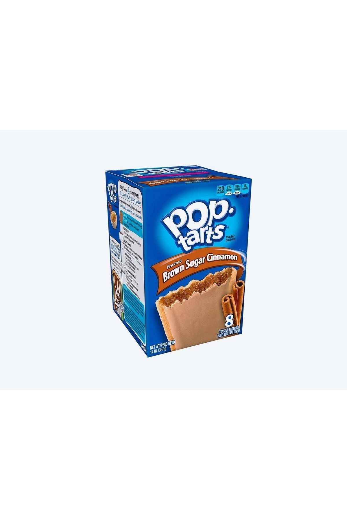 Kellogg's Pop Tarts Frosted Brown Sugar Cinnamon 8 Adet 384 Gr.