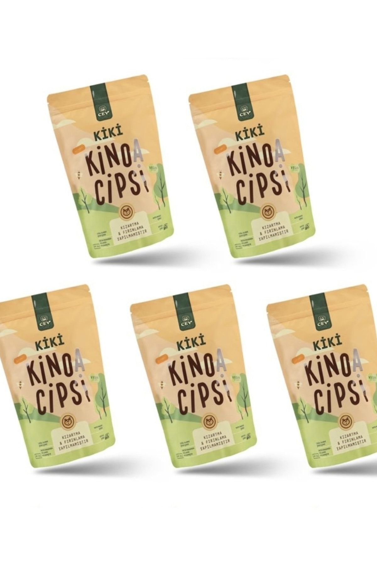 Cey Natural Foods 5 X Kiki Kinoa Cipsi 80g