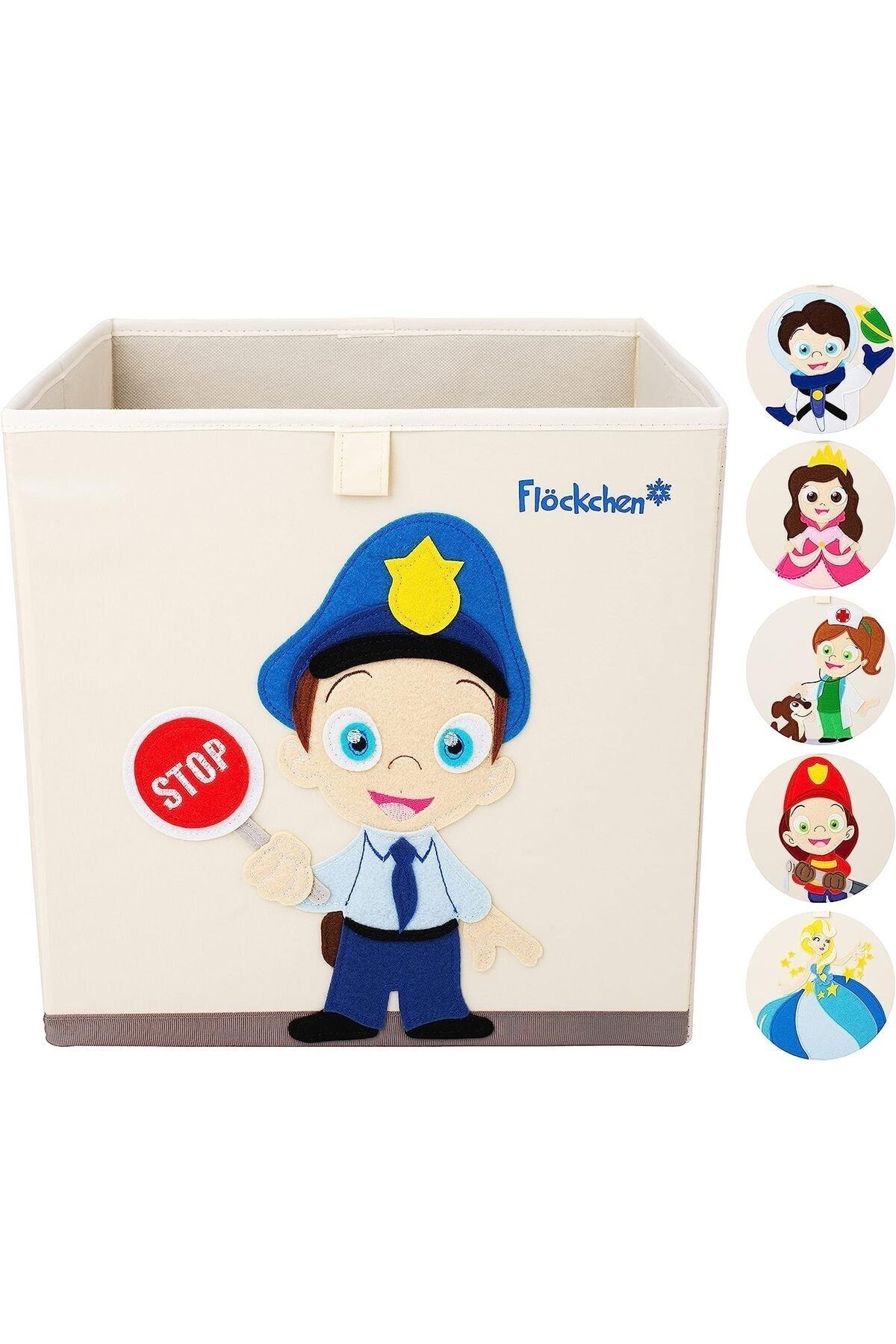 Hapşuruk Çocuk saklama kutusu | Çocuk odası için birinci sınıf oyuncak kutusu I Oyuncak kutusu (33 x 33 x 33)