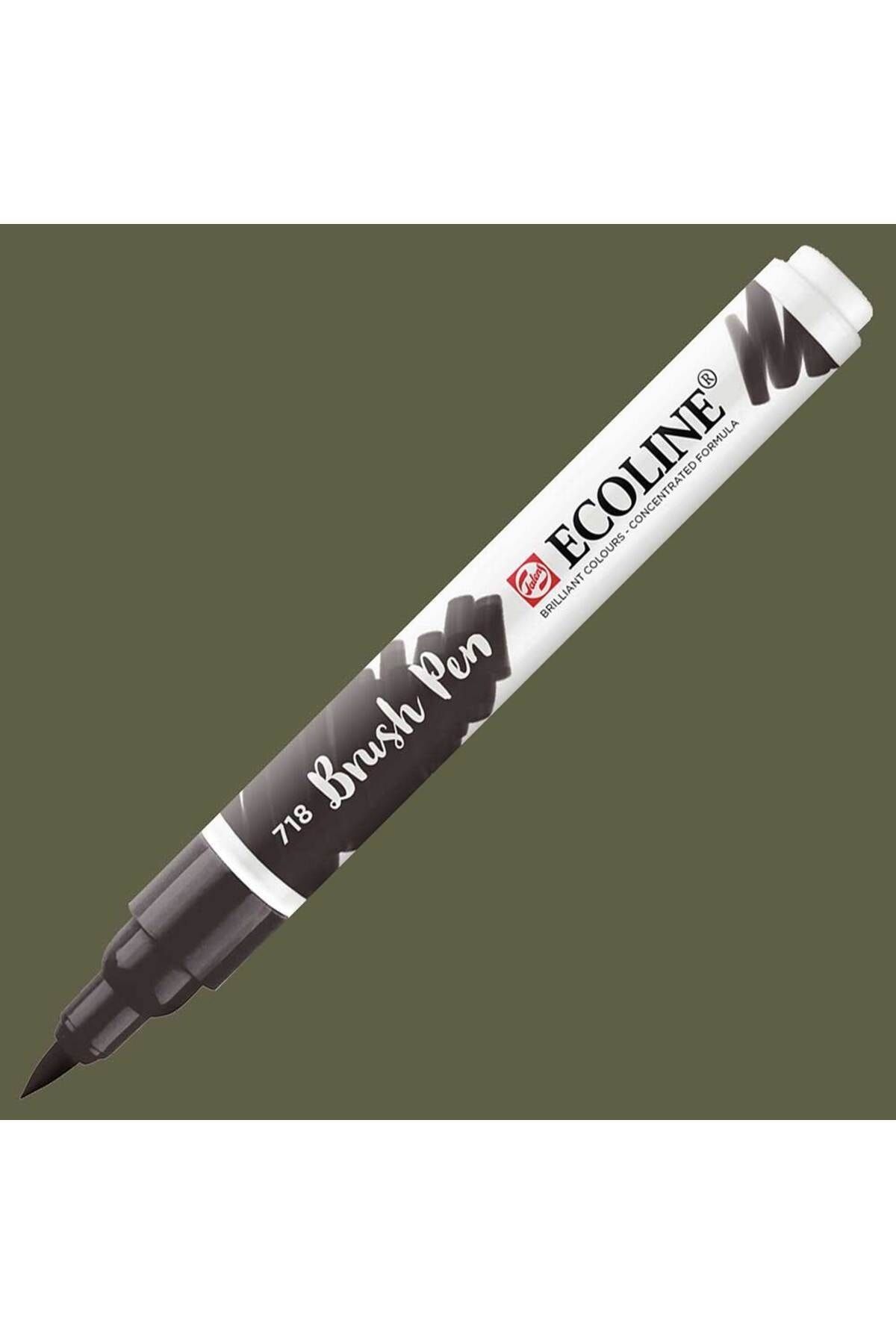Talens Ecoline Brush Pen Fırça Uçlu Kalem 718 Warm Grey