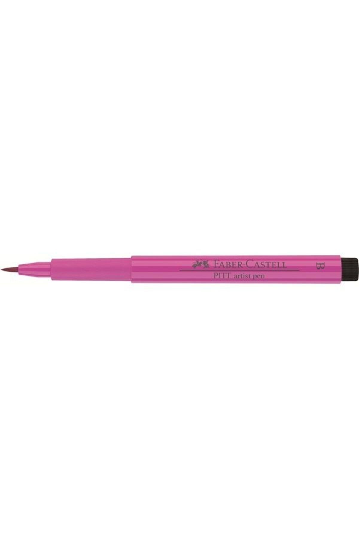 Faber Castell Pitt Artist Pen Çizim Kalemi Fırça Uçlu 125***middle Purple Pink (MORUMSU PEMBE-ORTA)