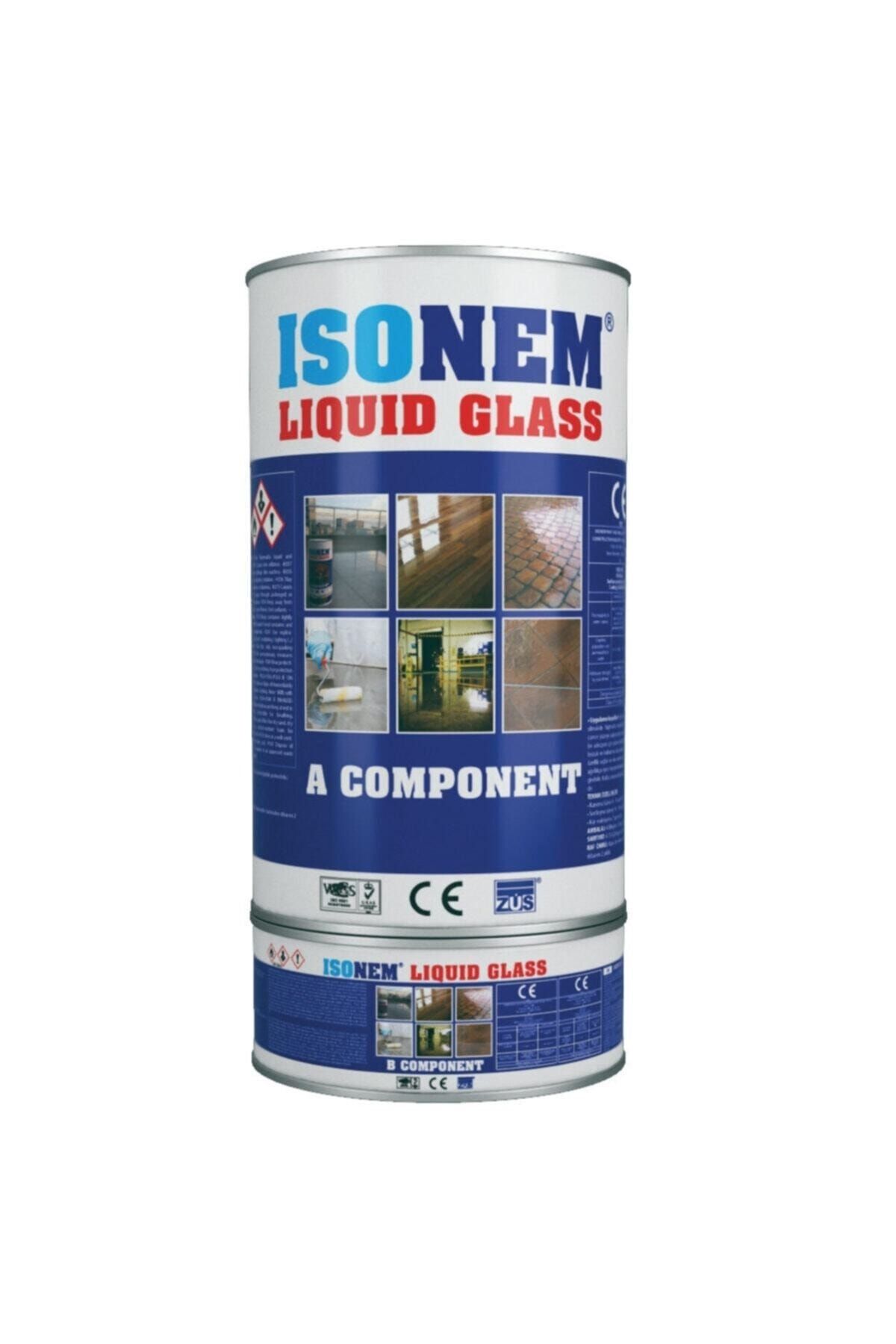 Isonem Liquid Glass Sıvı Cam Şeffaf Ve Parlak Su Izolasyonu 2 Kg