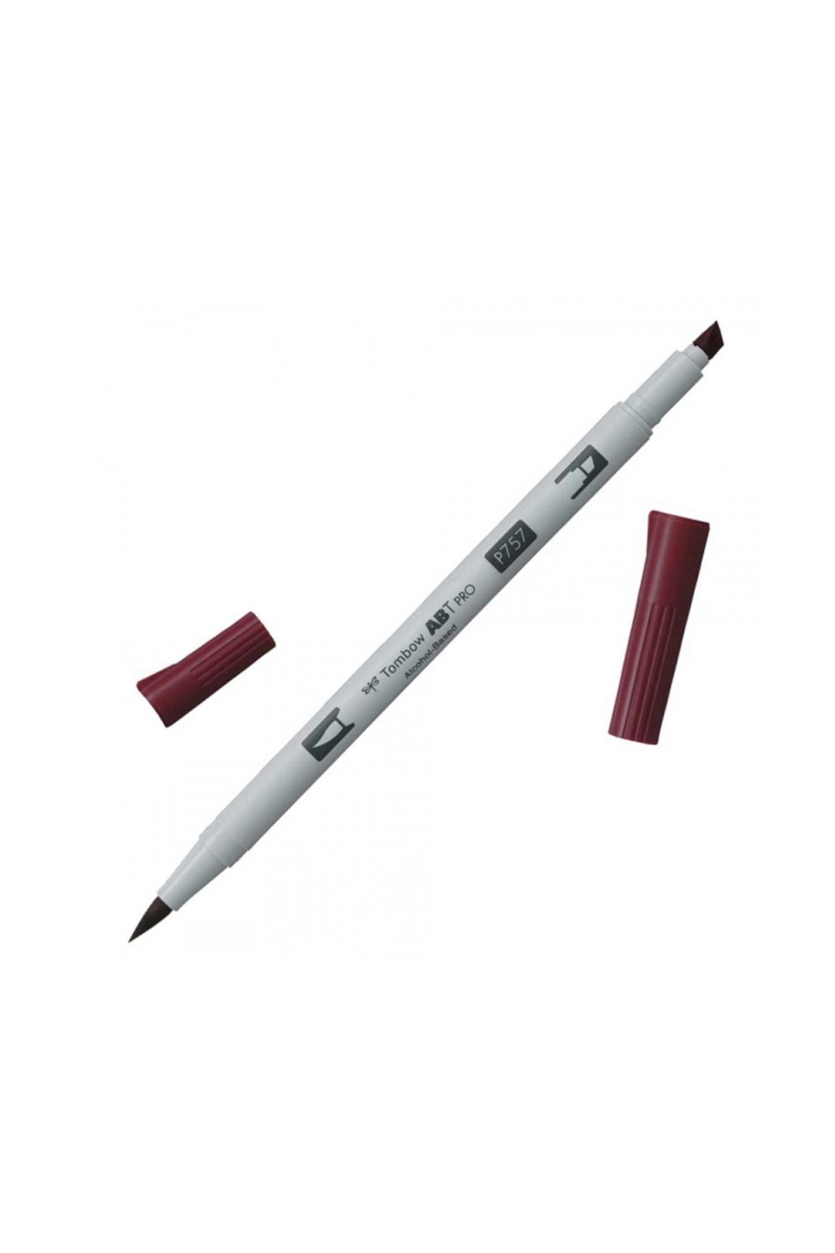 Tombow AB-TP PRO Dual Brush Pen Grafik Kalemi Port Red 757