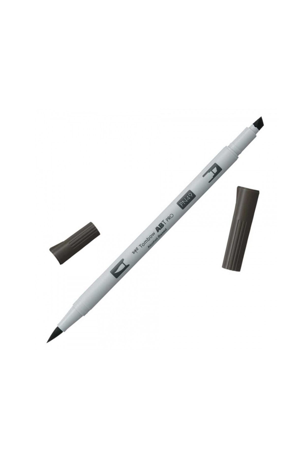 Tombow AB-TP PRO Dual Brush Pen Grafik Kalemi Warm Gray 8 N49