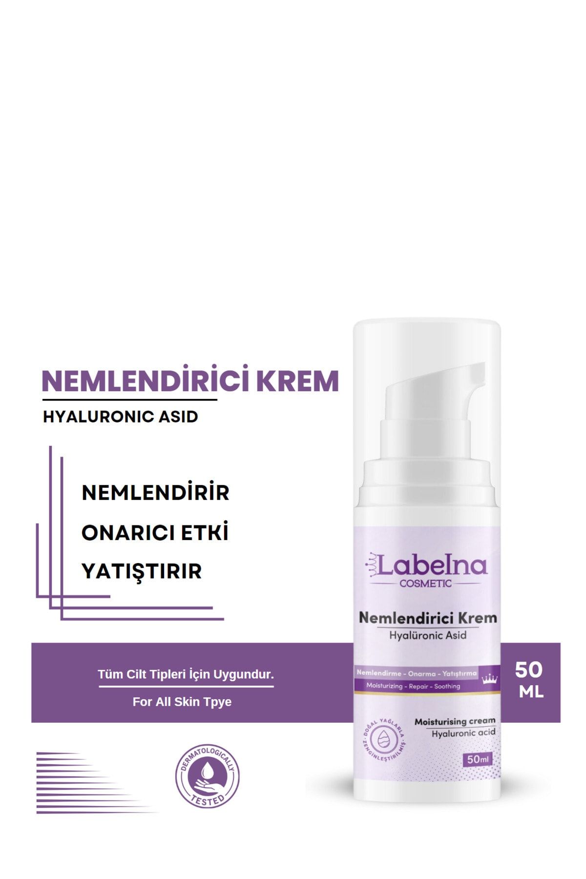 Labelna Cosmetic Nemlendirici Kremi 50 ml ( Hyalüronic Asit )