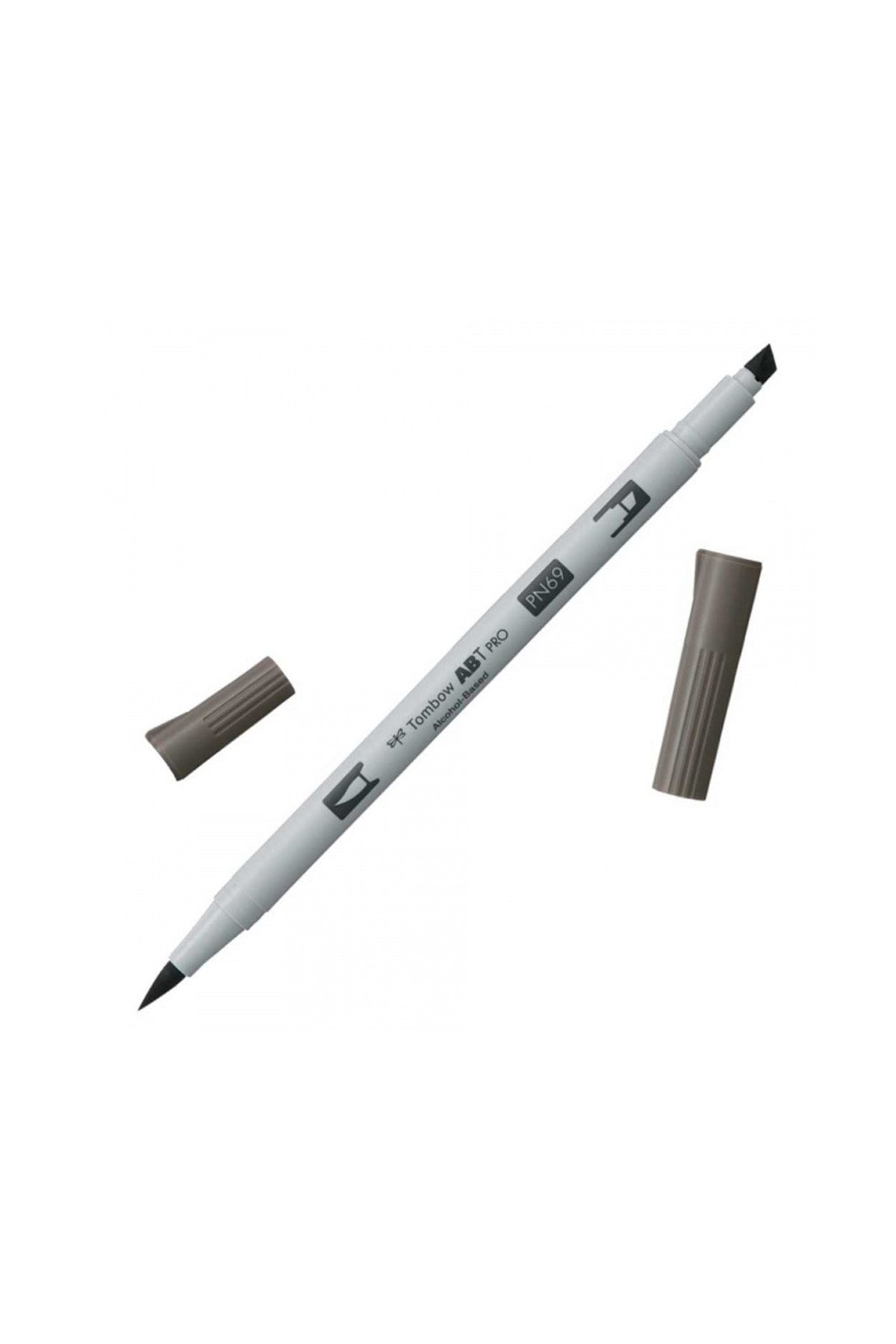 Tombow AB-TP PRO Dual Brush Pen Grafik Kalemi Warm Gray 4 N69