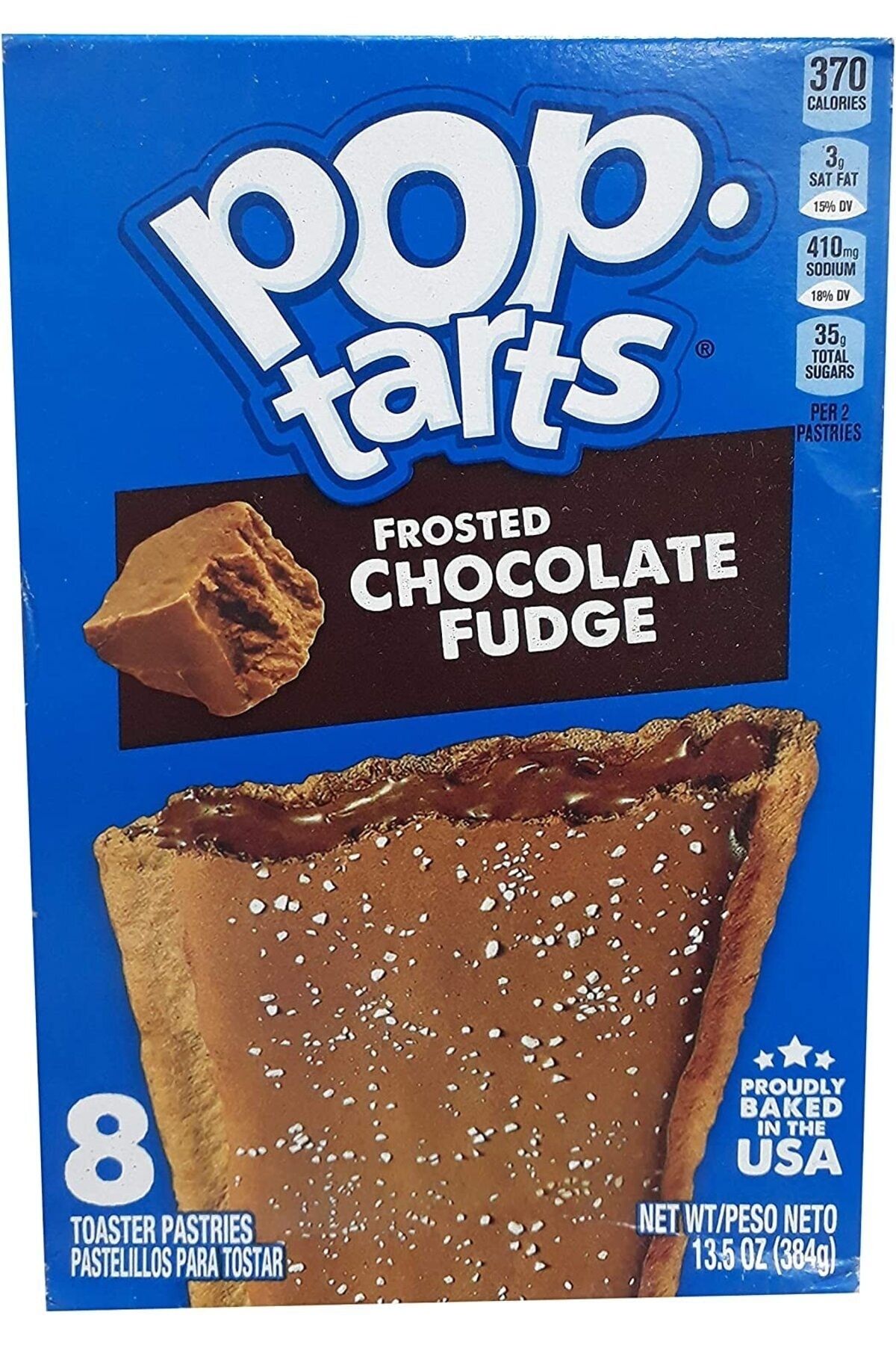 Kellogg's Pop Tarts Frosted Chocolate Fudge 8 Adet 384 Gr.
