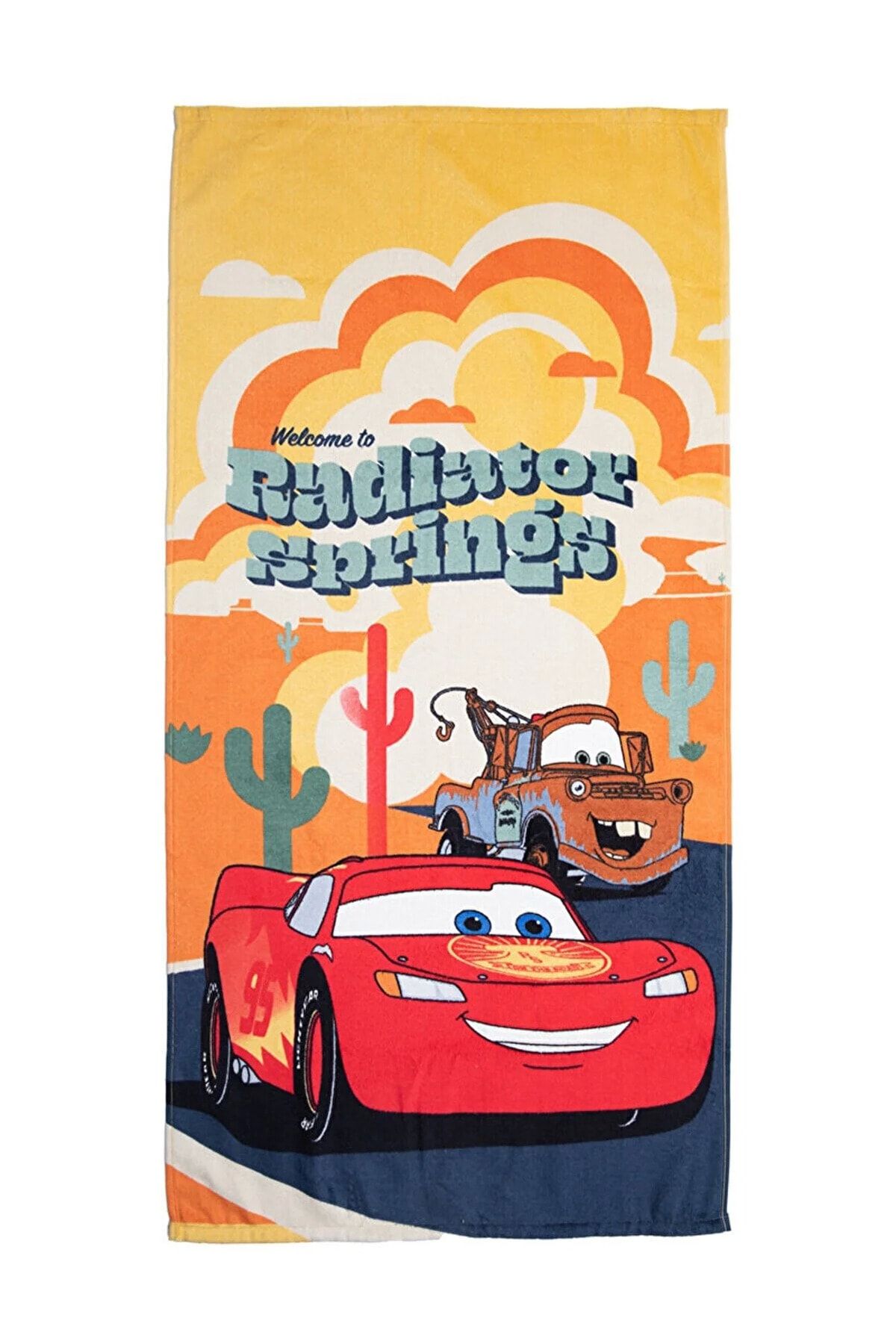 Özdilek Cars Radiator Disney Lisanslı Kadife Plaj Havlusu 60x120