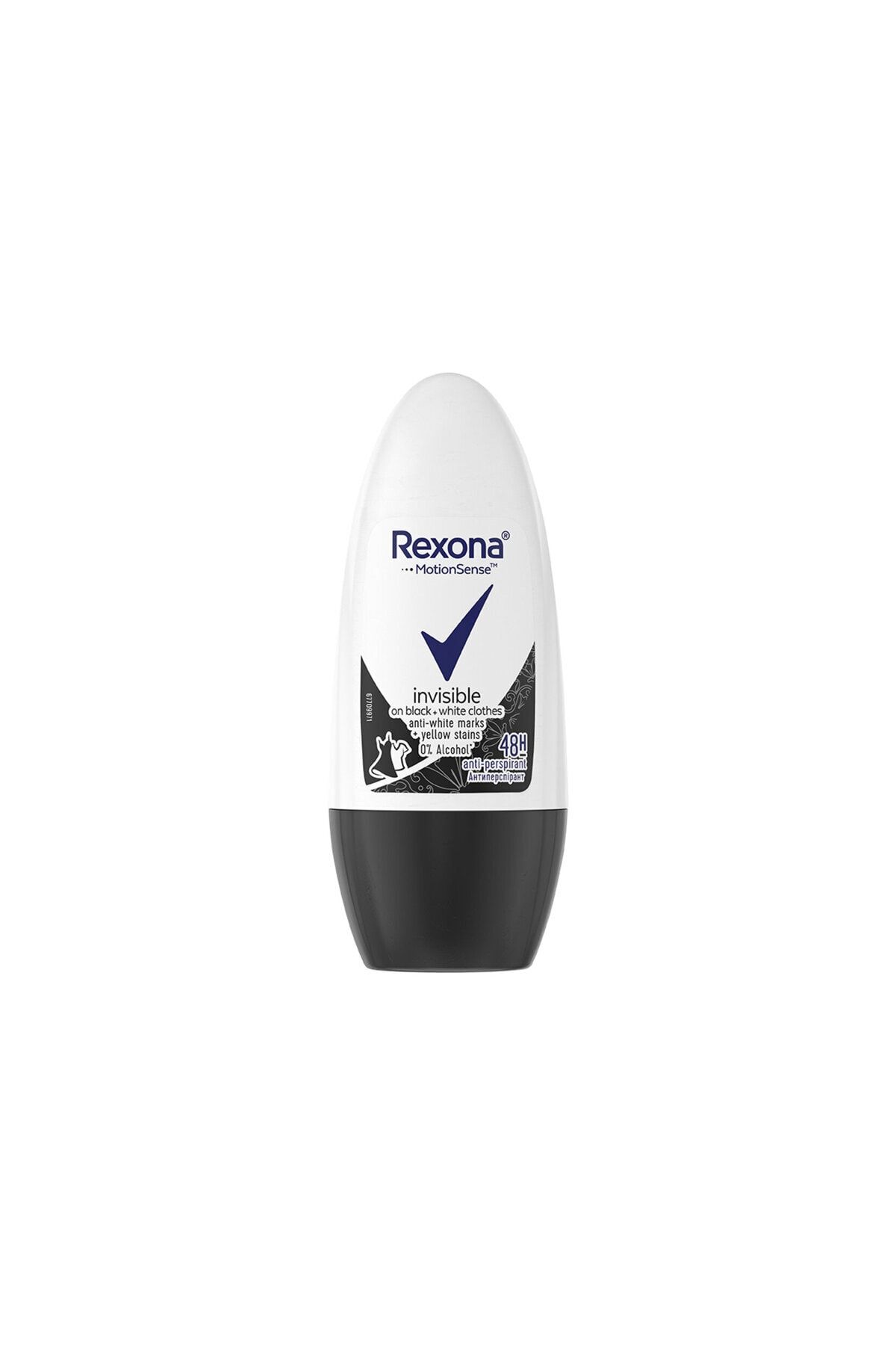 Rexona Kadın Roll On Deodorant Invisible Black White 50 ml ( 1 ADET )