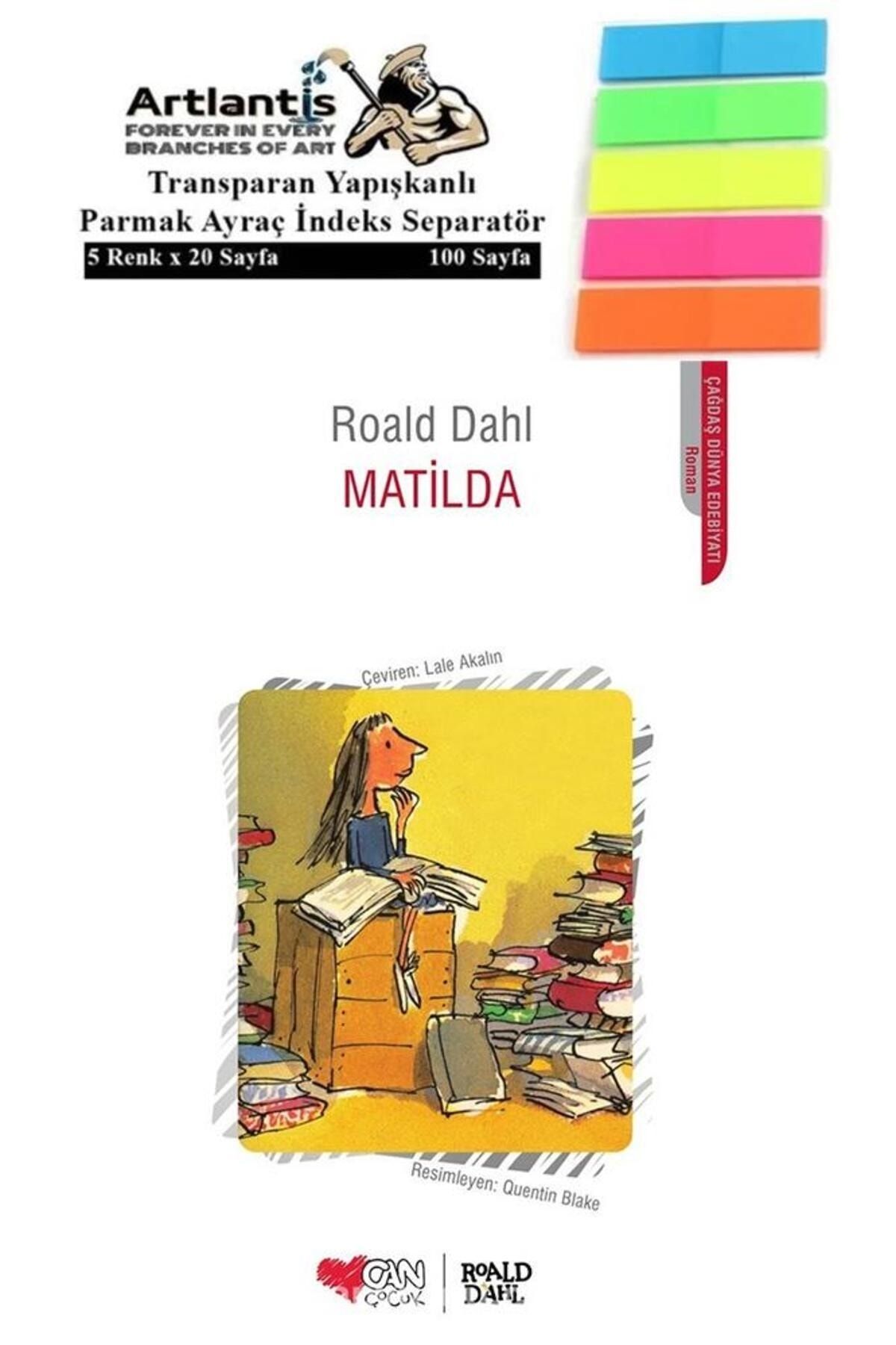 Artlantis Matilda Roald Dahl 252 Sayfa Karton Kapak 1 Adet Fosforlu Transparan Kitap Ayraç 1 Paket