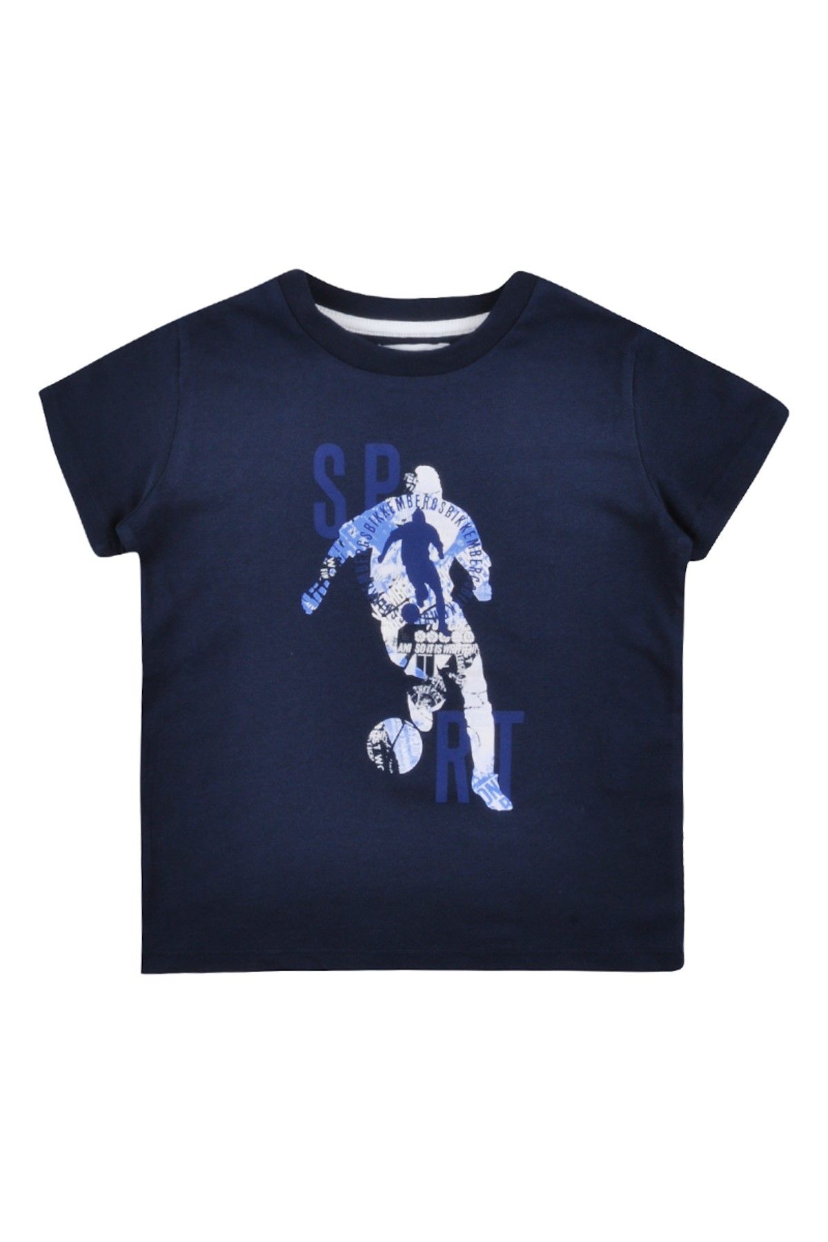 Bikkembergs Lacivert Erkek Bebek T-shirt 3430DNMTE63