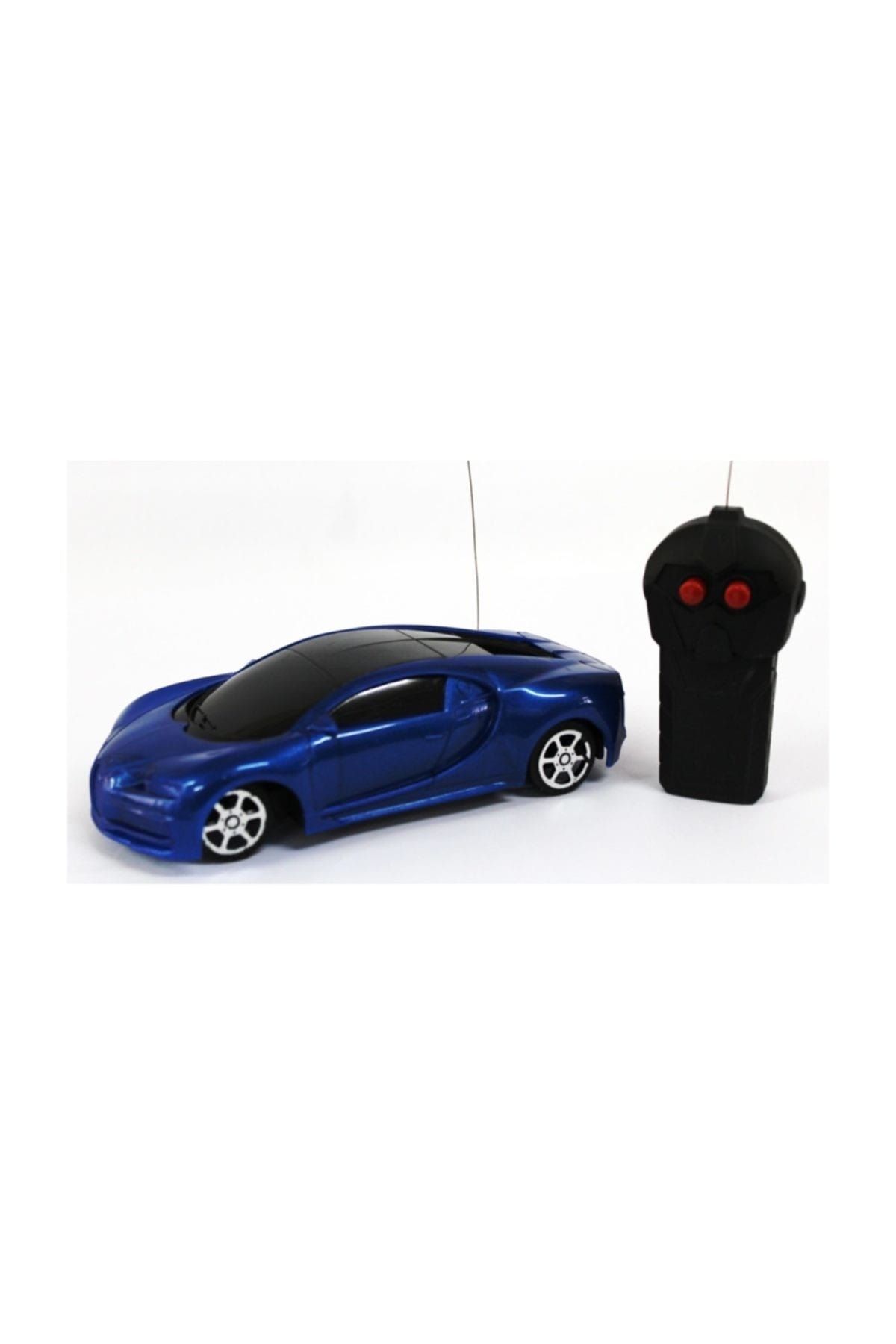 can oyuncak Uzaktan Kumandalı Araba 2 Fonksiyon Bugatti Mavi