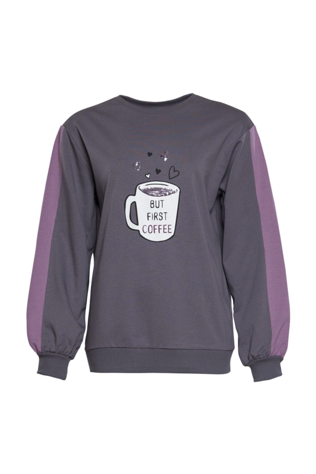 Tchibo But First Coffee Sweatshirt 112118