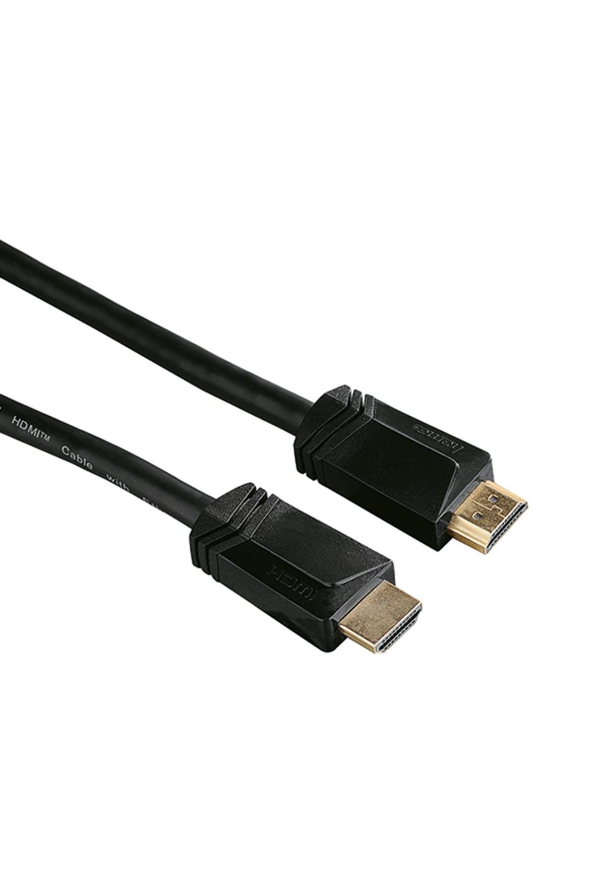 Hama HS HDMI Ethernet Altın Uç, 4K, Siyah 3S 5m hm-122106