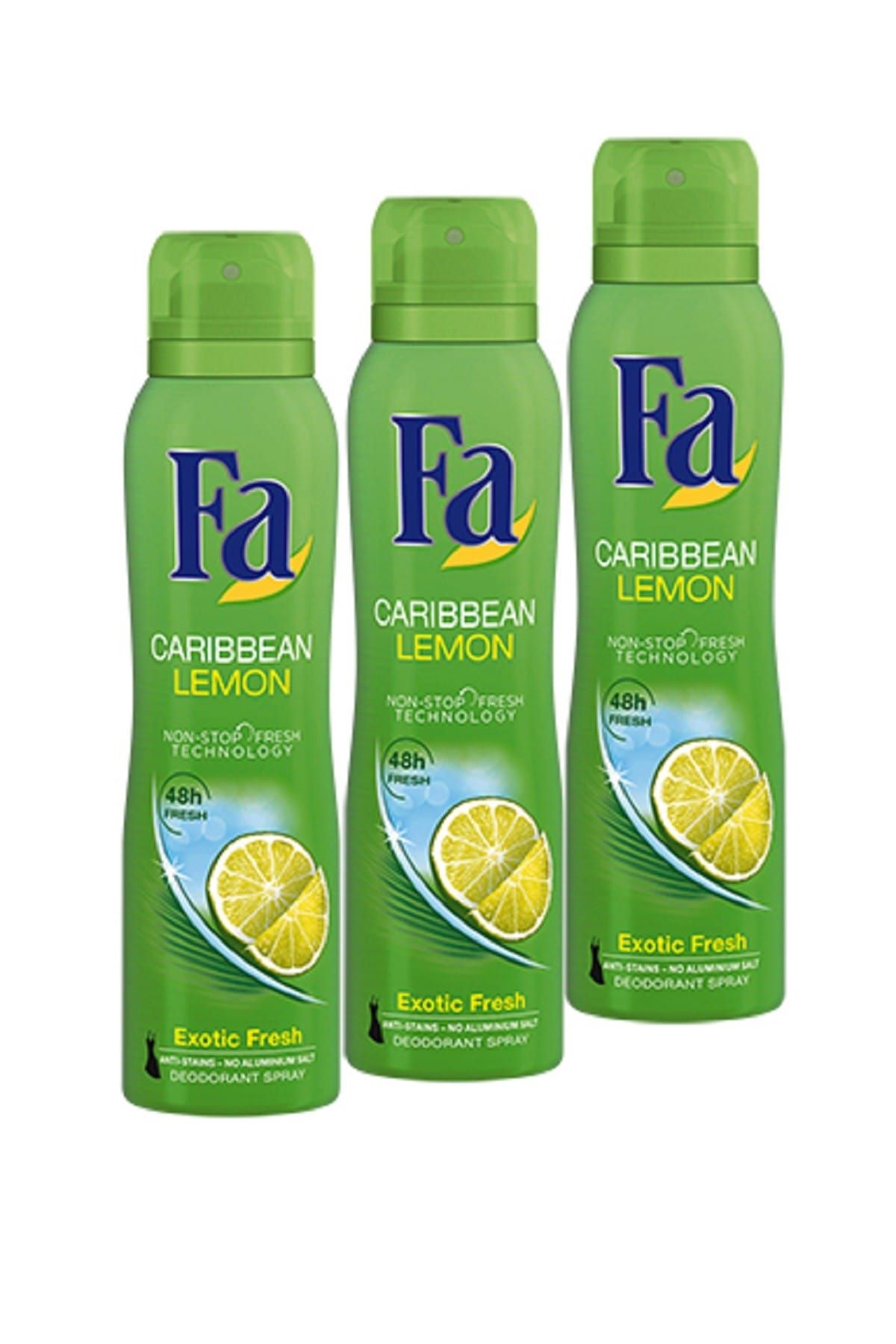 Fa Caribbean Lemon Deosprey x 3 Adet