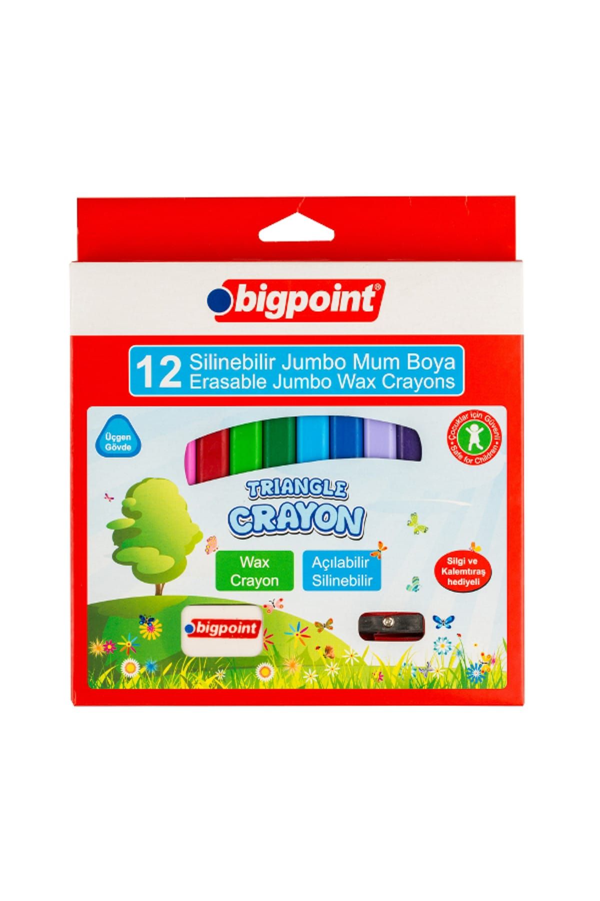 Bigpoint Silinebilir Mum Boya 12 Renk