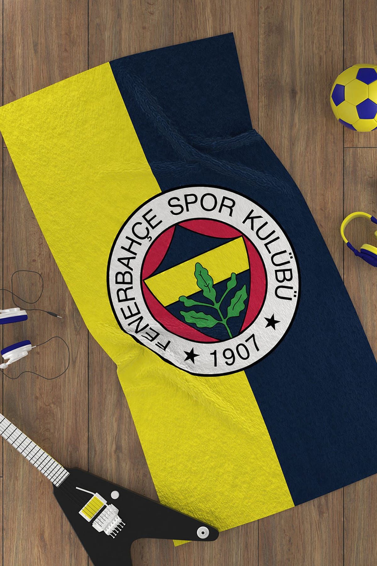 Fenerbahçe 75X150 LOGO  PLAJ HAVLUSU