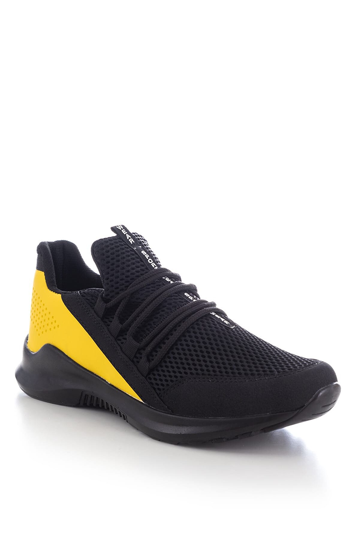 Tonny Black Siyah Sarı Siyah Erkek Sneaker 8008-2