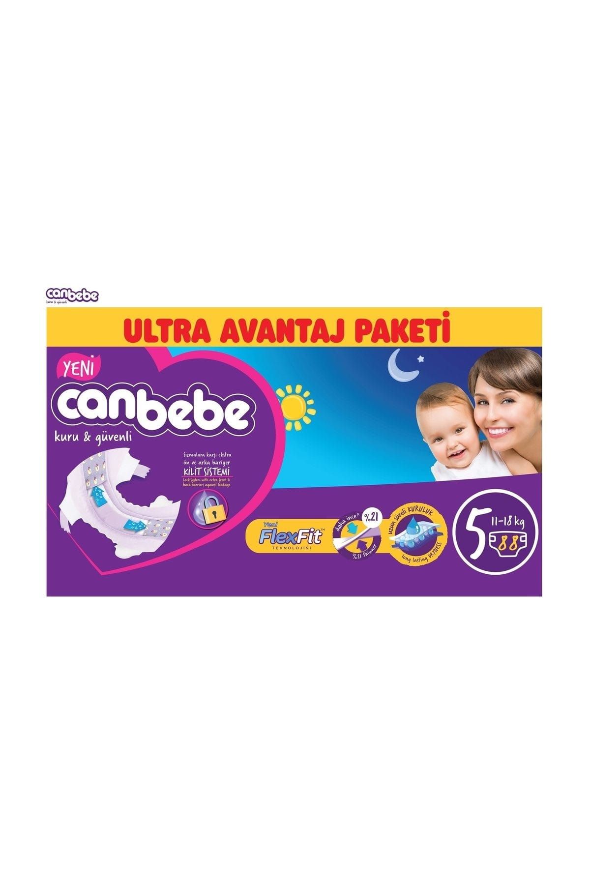Canbebe Ultra Avantaj Paket 5 Numara Junior 88 Adet