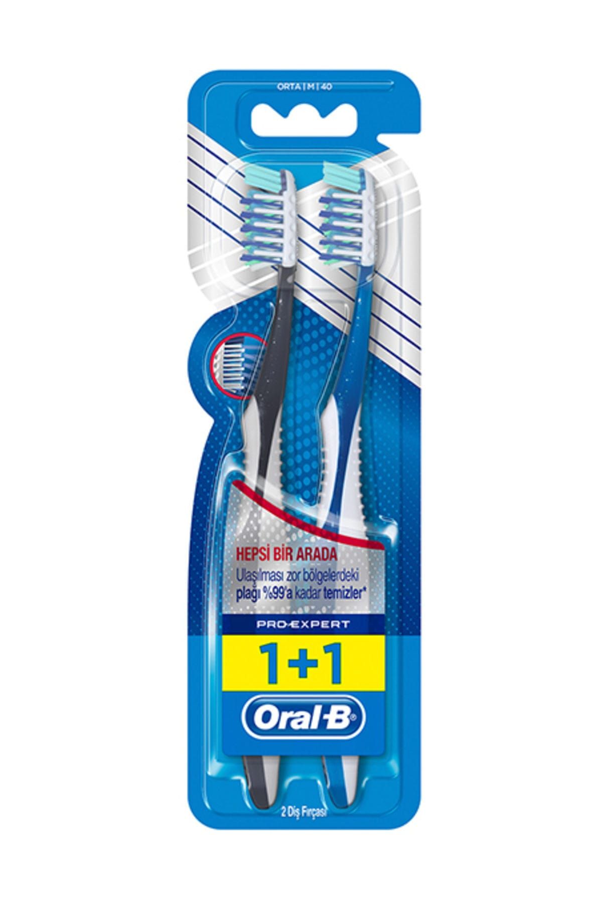 Oral-B Pro-expert Komple 7 Diş Fırçası 40 Orta ( 1+1 Paket )