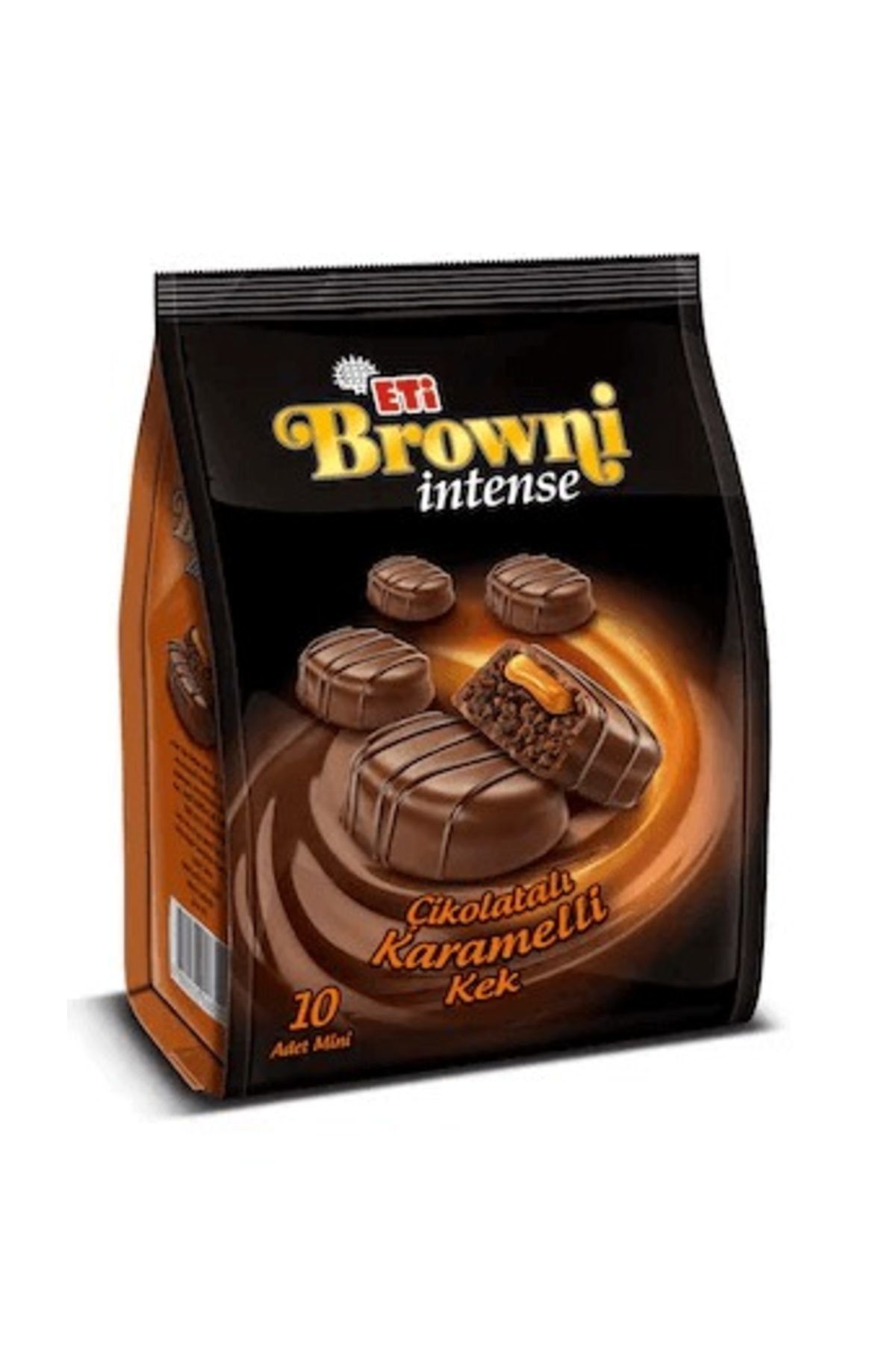 Eti İntense Browni Karamelli Çikolatalı Kek 160 gr