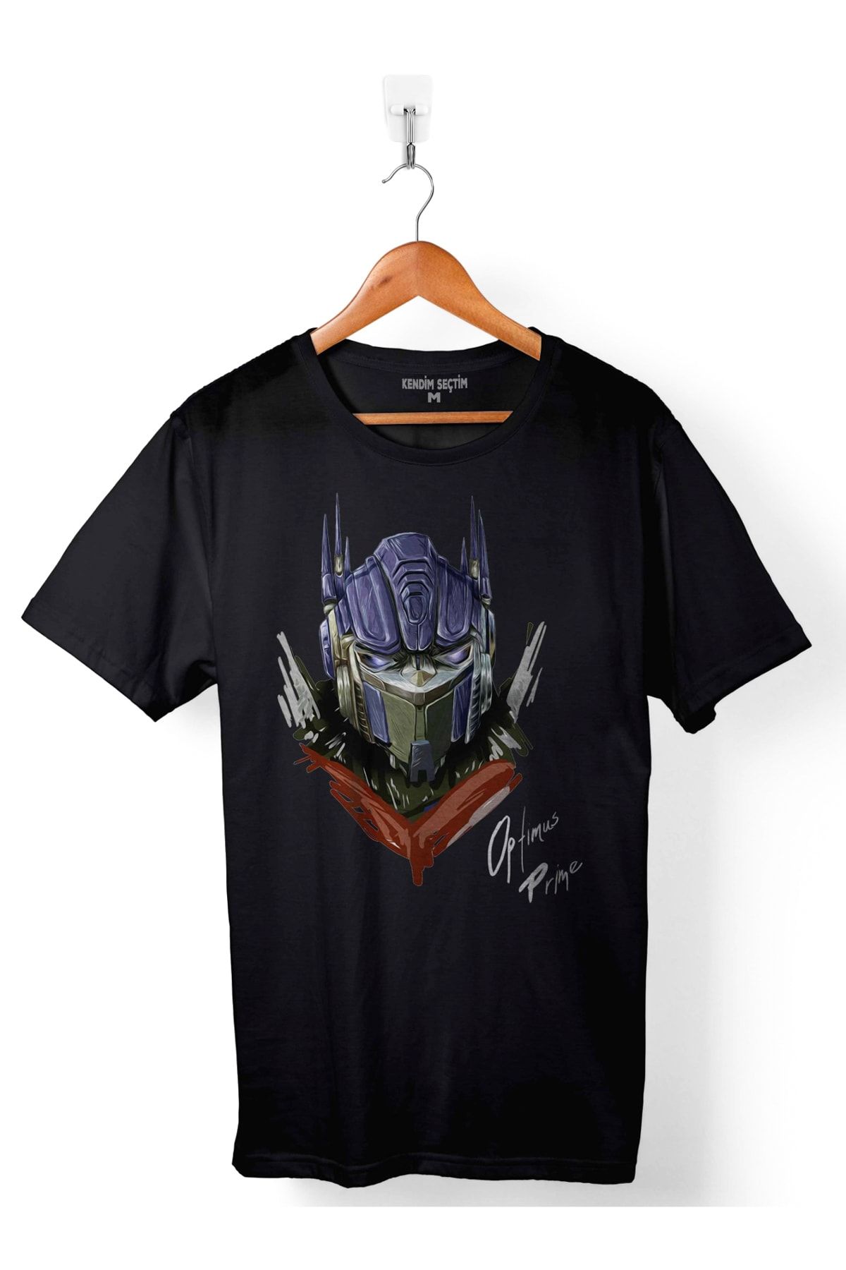 Kendim Seçtim Transformers Optımus Prıme Logo Deceptıcon Erkek Tişört