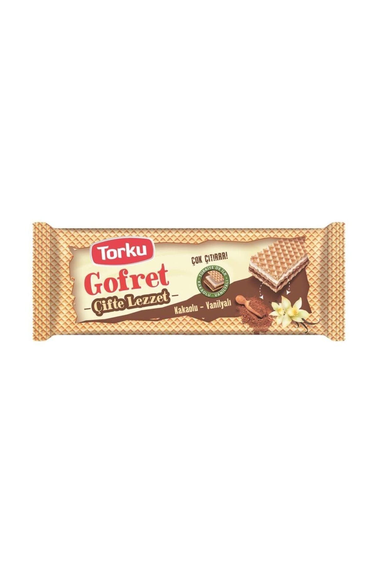 Torku Gofret Kakao-Sade Kremalı 142 Gr (19 Adet)