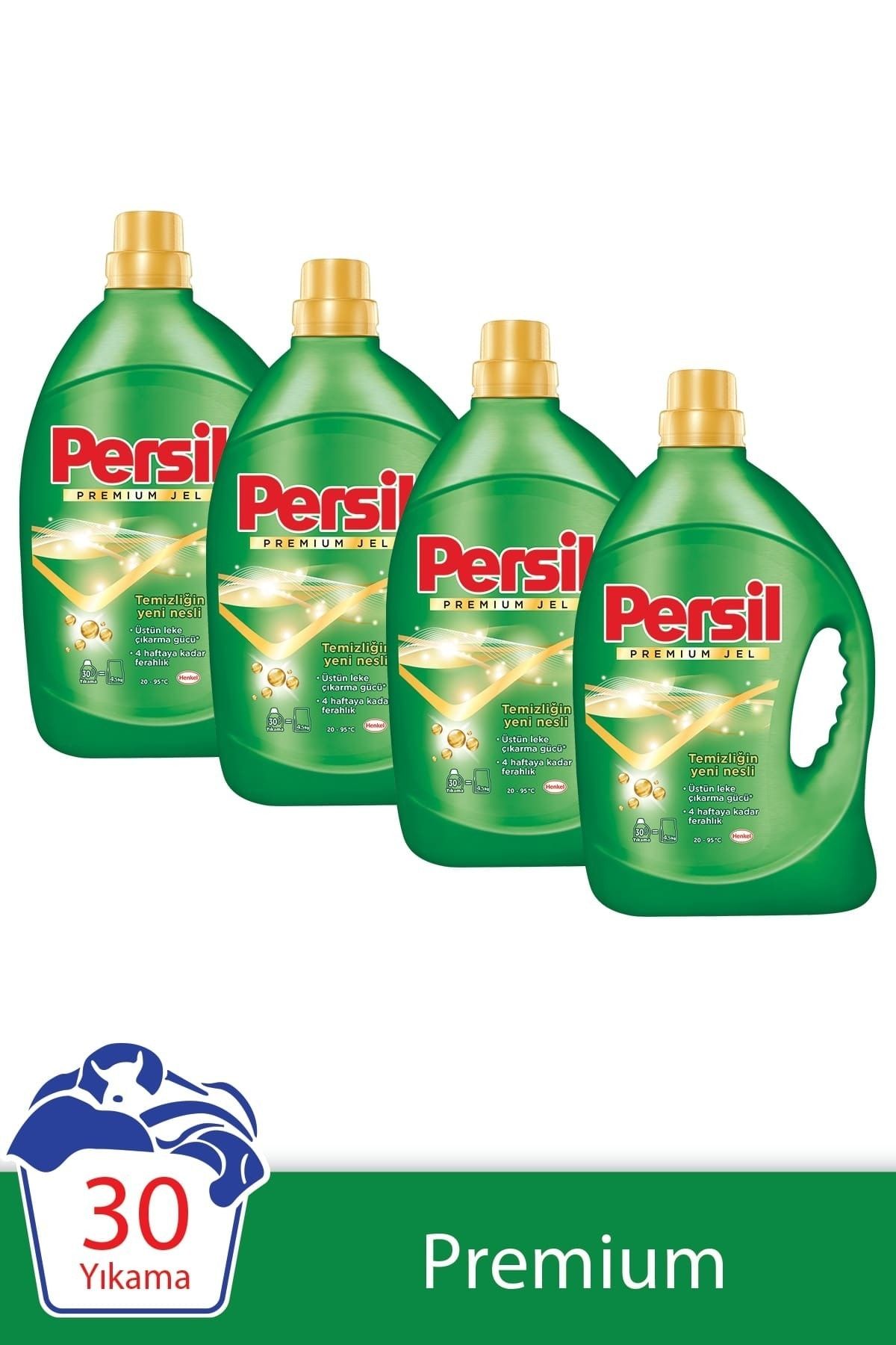 Persil Premium Jel Çamaşır Deterjanı 30 Yıkama 4'lü
