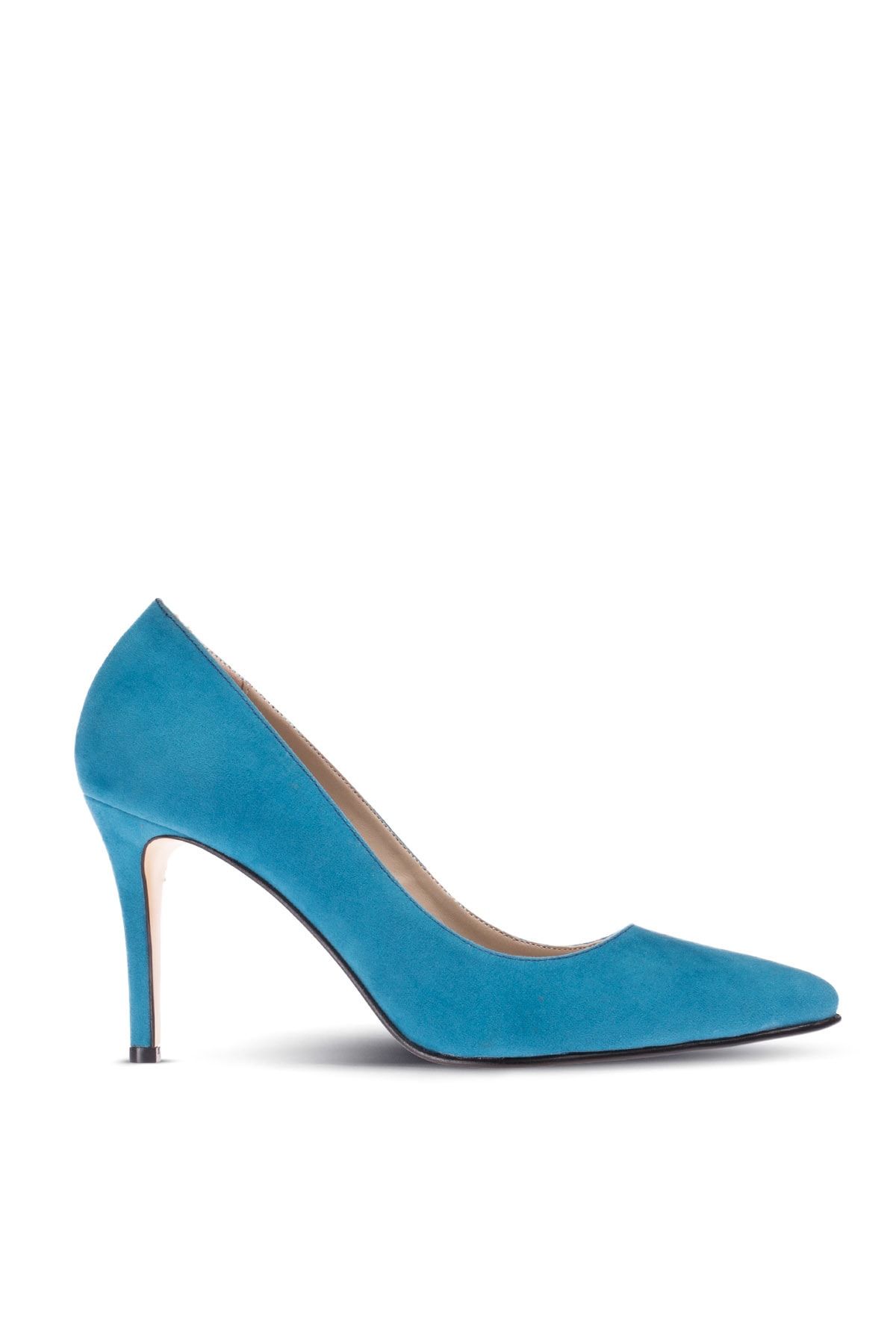 Deery Mavi Kadın Klasik Topuklu Ayakkabı 02029ZMVIM05