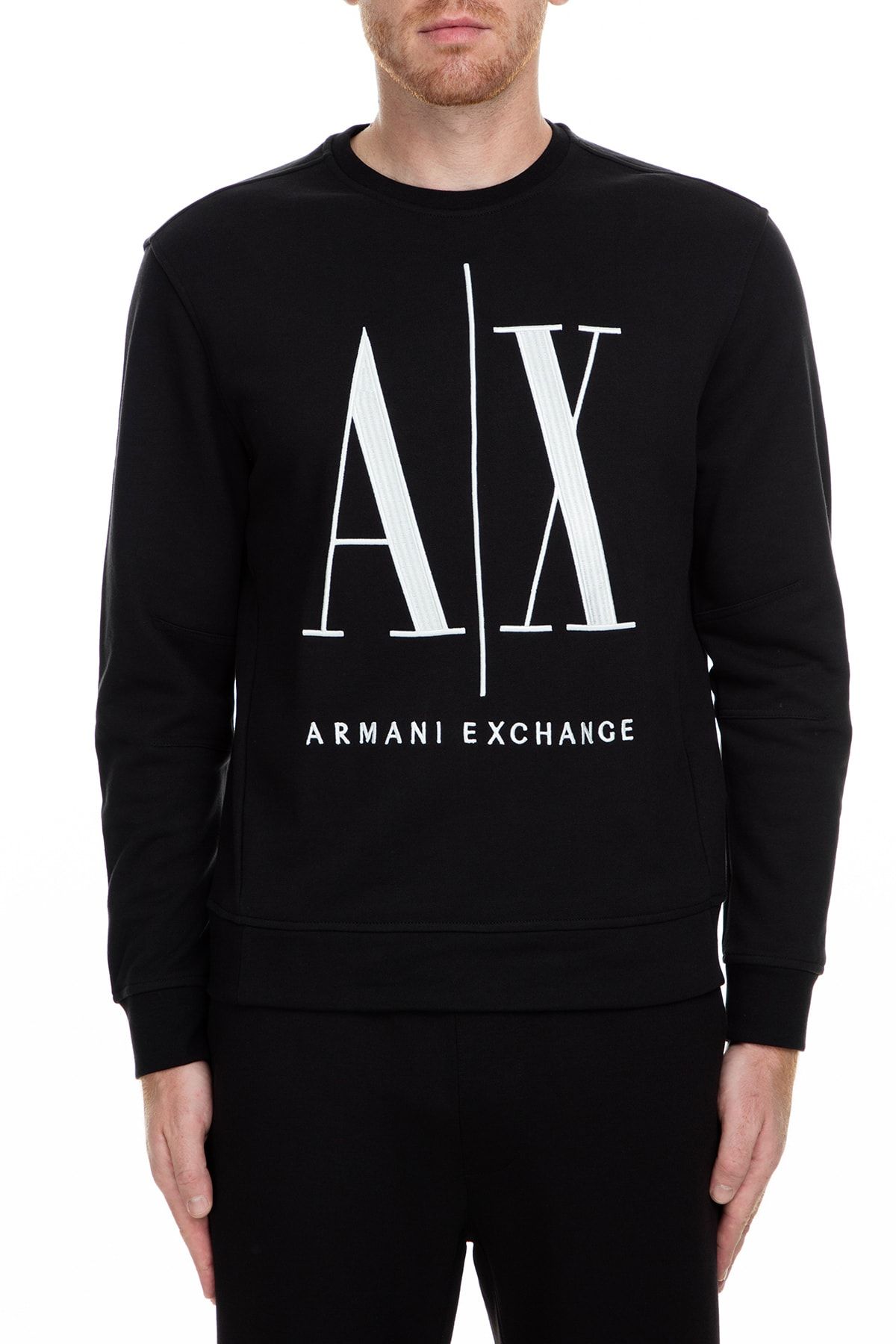 Armani Exchange Siyah Erkek Sweatshirt 8NZMPA ZJ1ZZ 1200