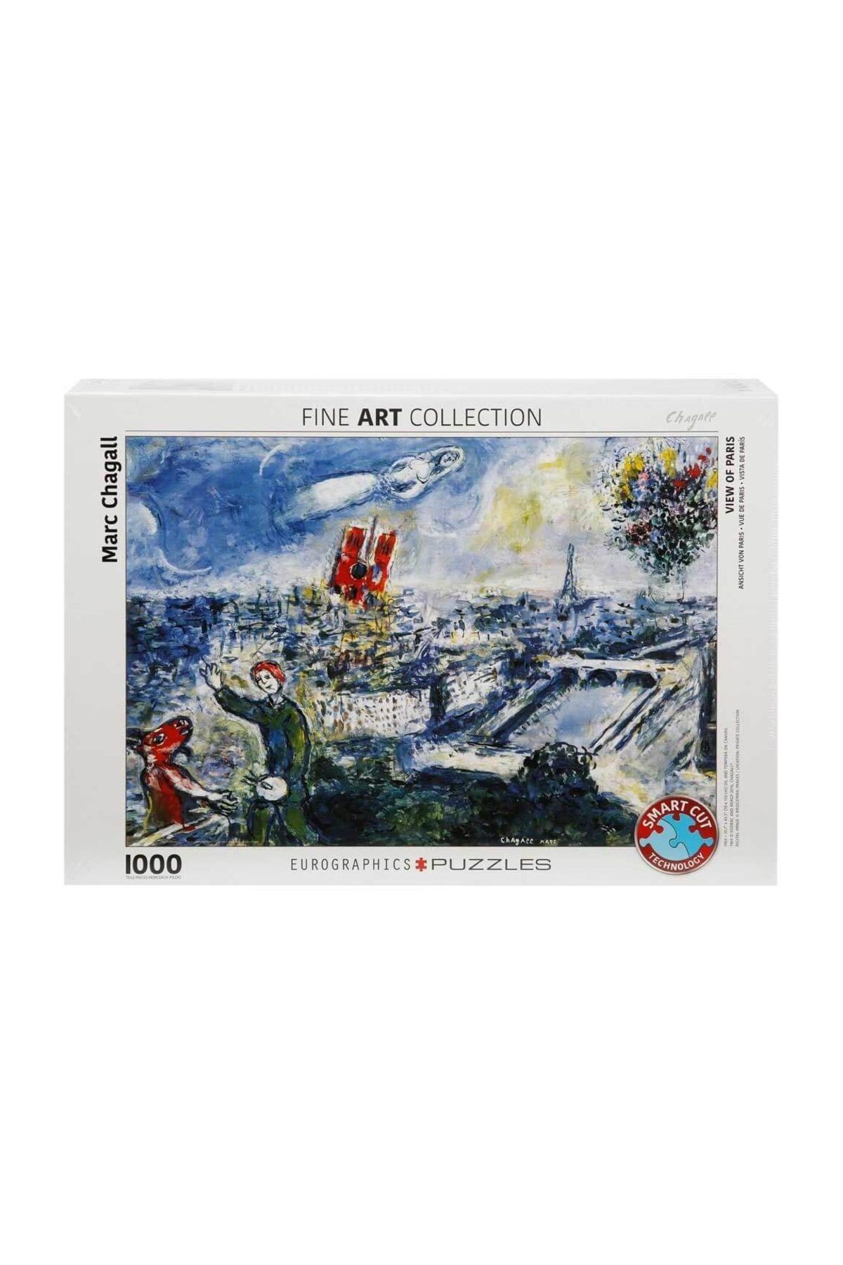 Eurographics 1000 Parça Puzzle: Le Bouquet De Paris - Marc Chagall
