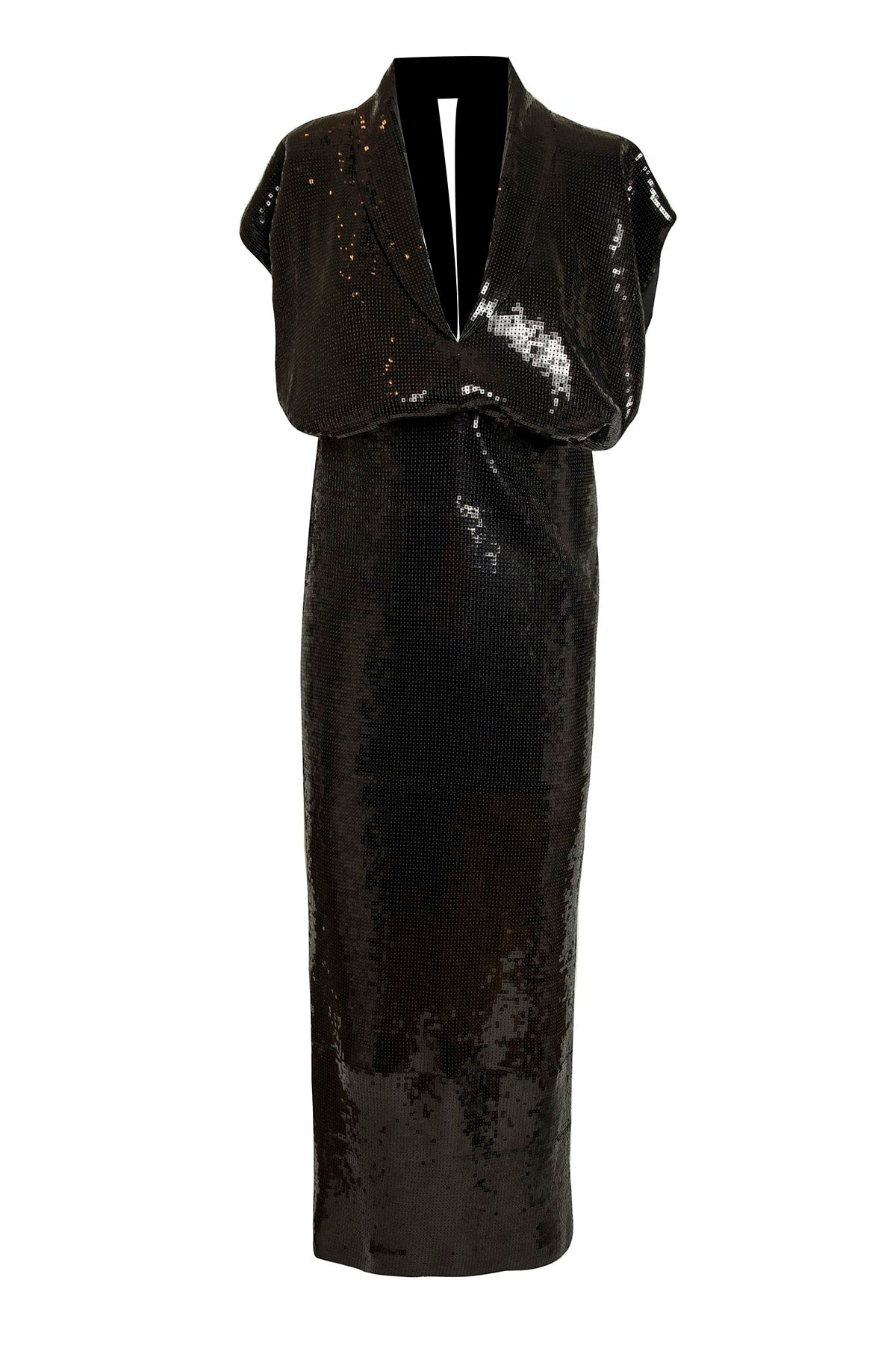 Barrus Kadın Siyah Harbor Payet Dökümlü Elbise BARRUS702