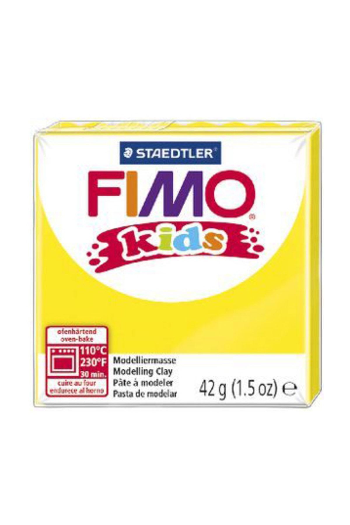 Staedtler 8030-1 Modelleme Kili Fımo® Kids 42 Gram Sarı