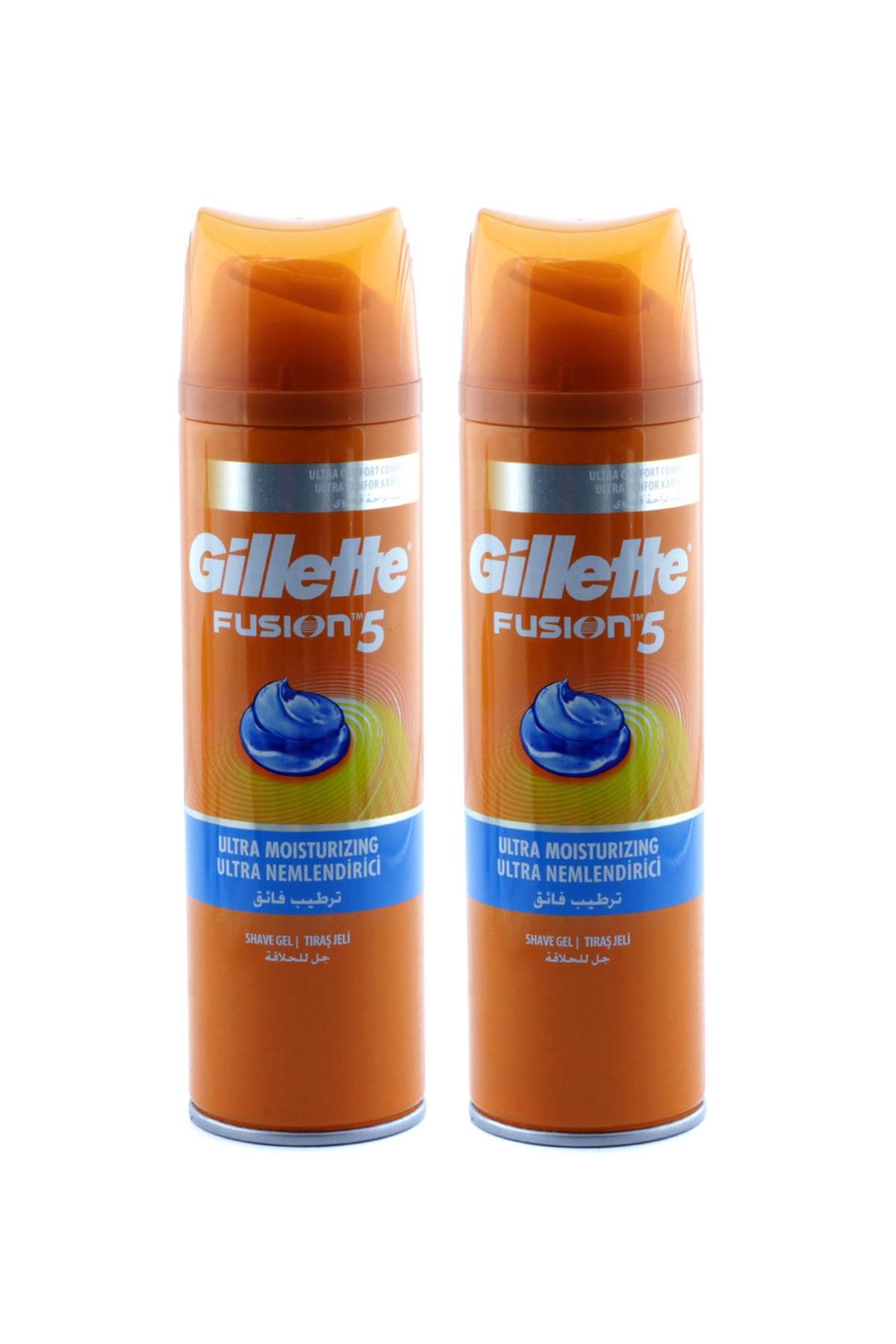 Gillette Ultra Nemlendirici Tıraş Jeli Fusion 5 200 ml x 2