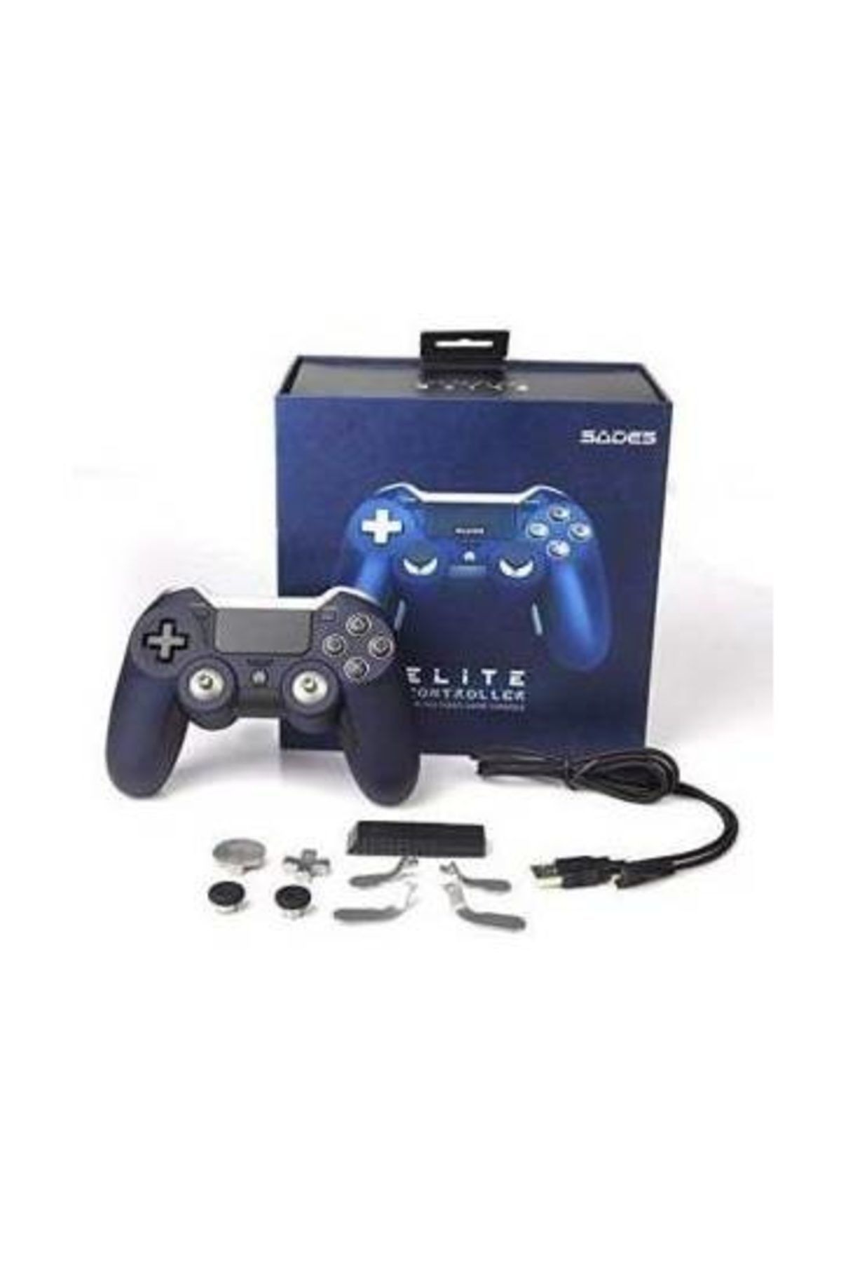Sades PS4 Uyumlu Elite Controller Joystick PS4 Oyun Kolu Kablosuz