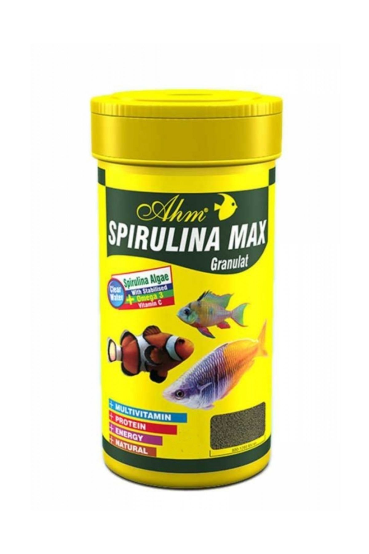 Genel Markalar Ahm Spirulina Max Granulat Bitkisel Balık Yemi 250ml