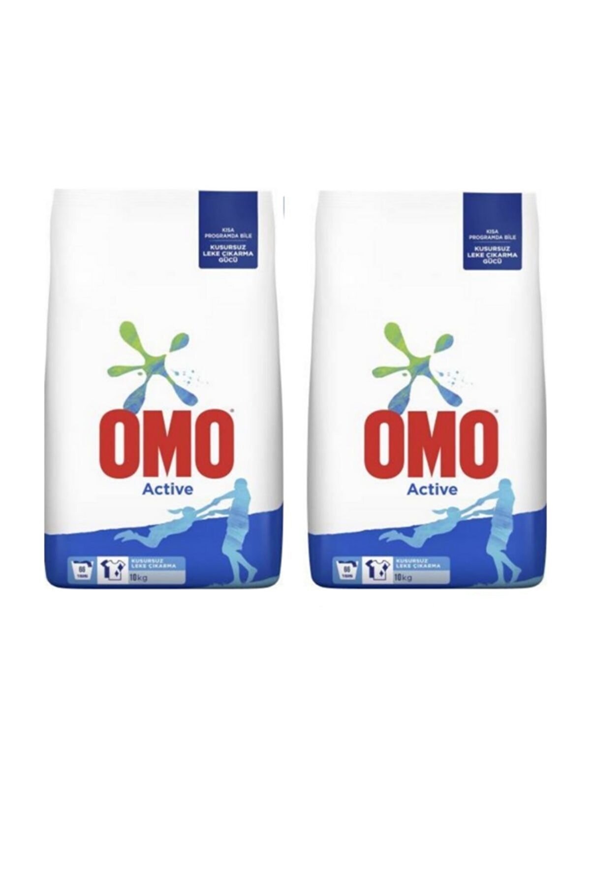 Omo Active Toz  Matik Çamaşır Deterjanı 10 Kg + 10kg Kampanya Seti
